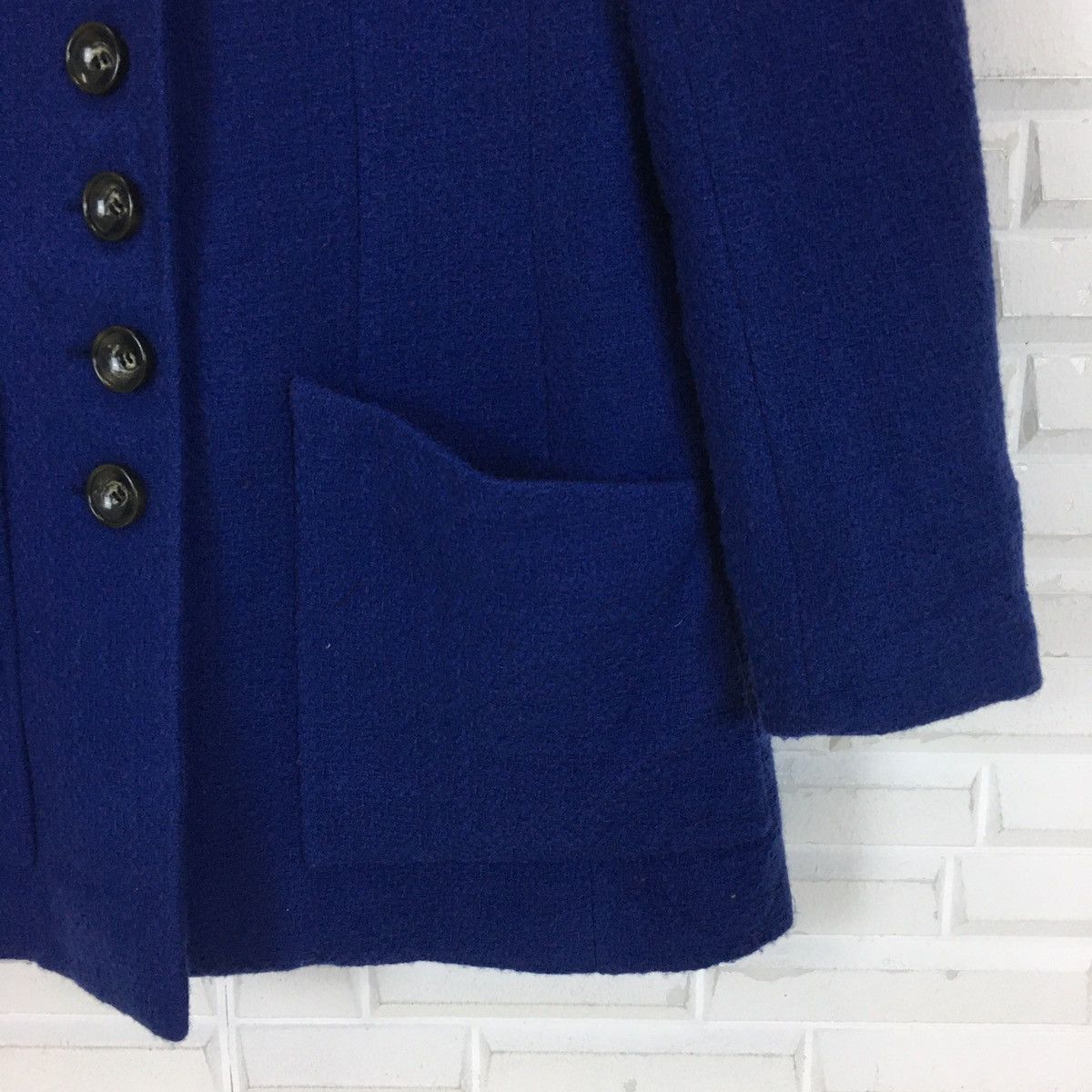 Celine × Hedi Slimane CELINE PARIS WOOL COAT Size M / US 6-8 / IT 42-44 - 4 Thumbnail