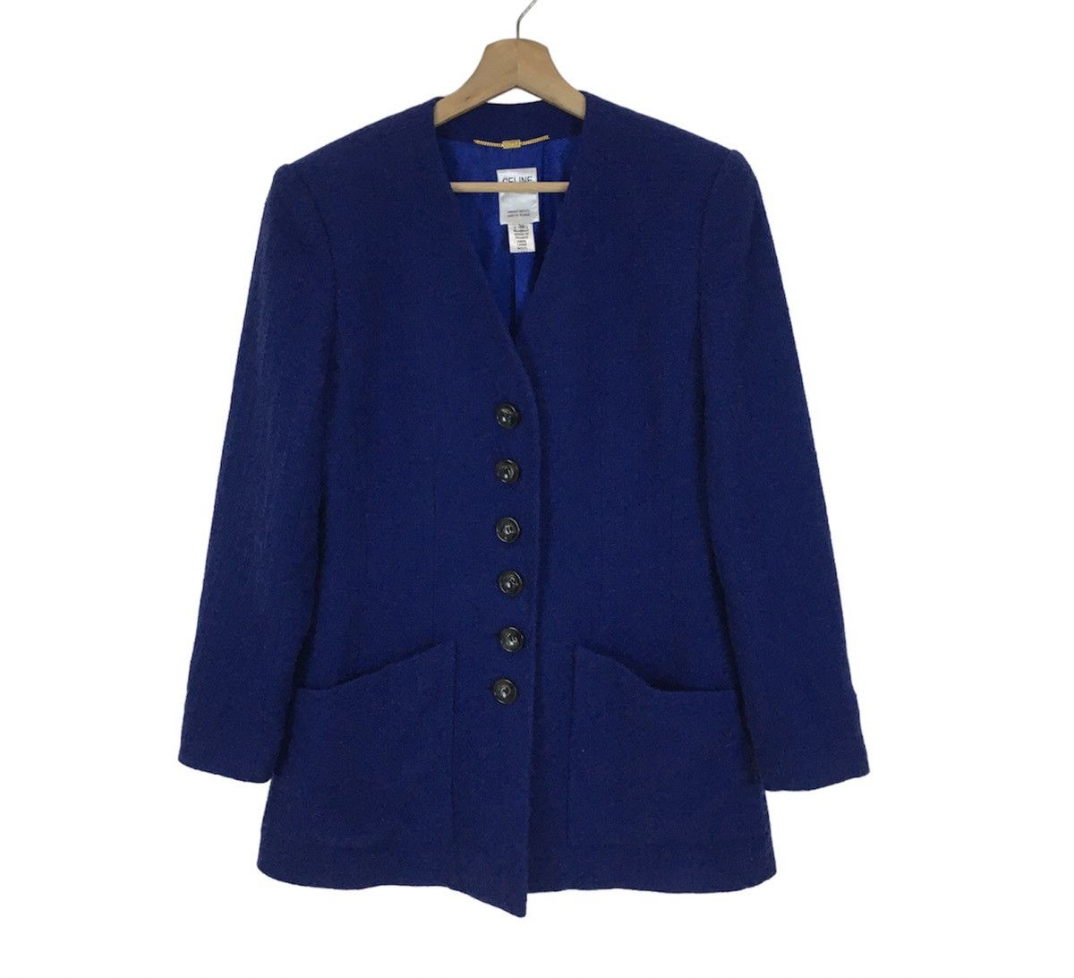 Celine × Hedi Slimane CELINE PARIS WOOL COAT Size M / US 6-8 / IT 42-44 - 1 Thumbnail