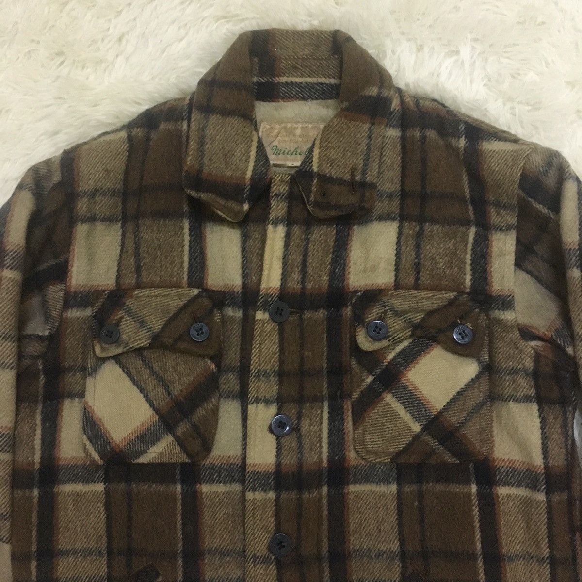 Japanese Brand Michel Wool Tartan Jacket Size US M / EU 48-50 / 2 - 6 Thumbnail