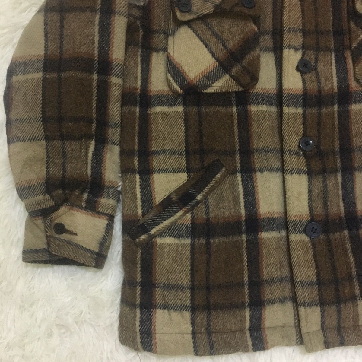 Japanese Brand Michel Wool Tartan Jacket Size US M / EU 48-50 / 2 - 4 Thumbnail