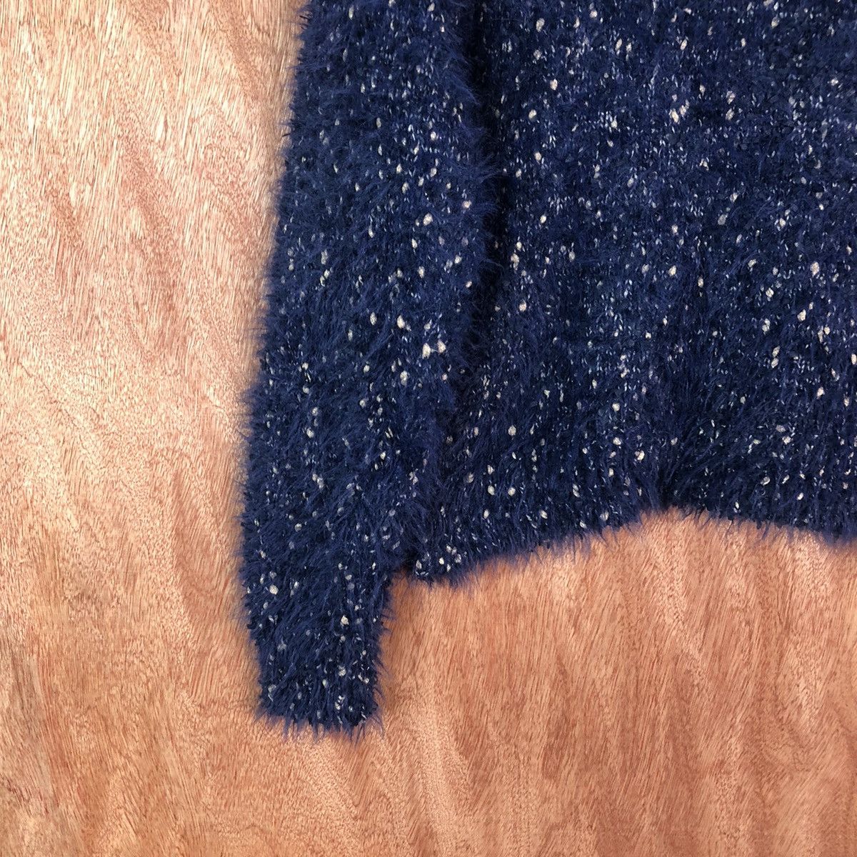 Vintage Rose Bud Shag Shaggy Fur Mohair Cardigan #6674 Size S / US 4 / IT 40 - 9 Thumbnail