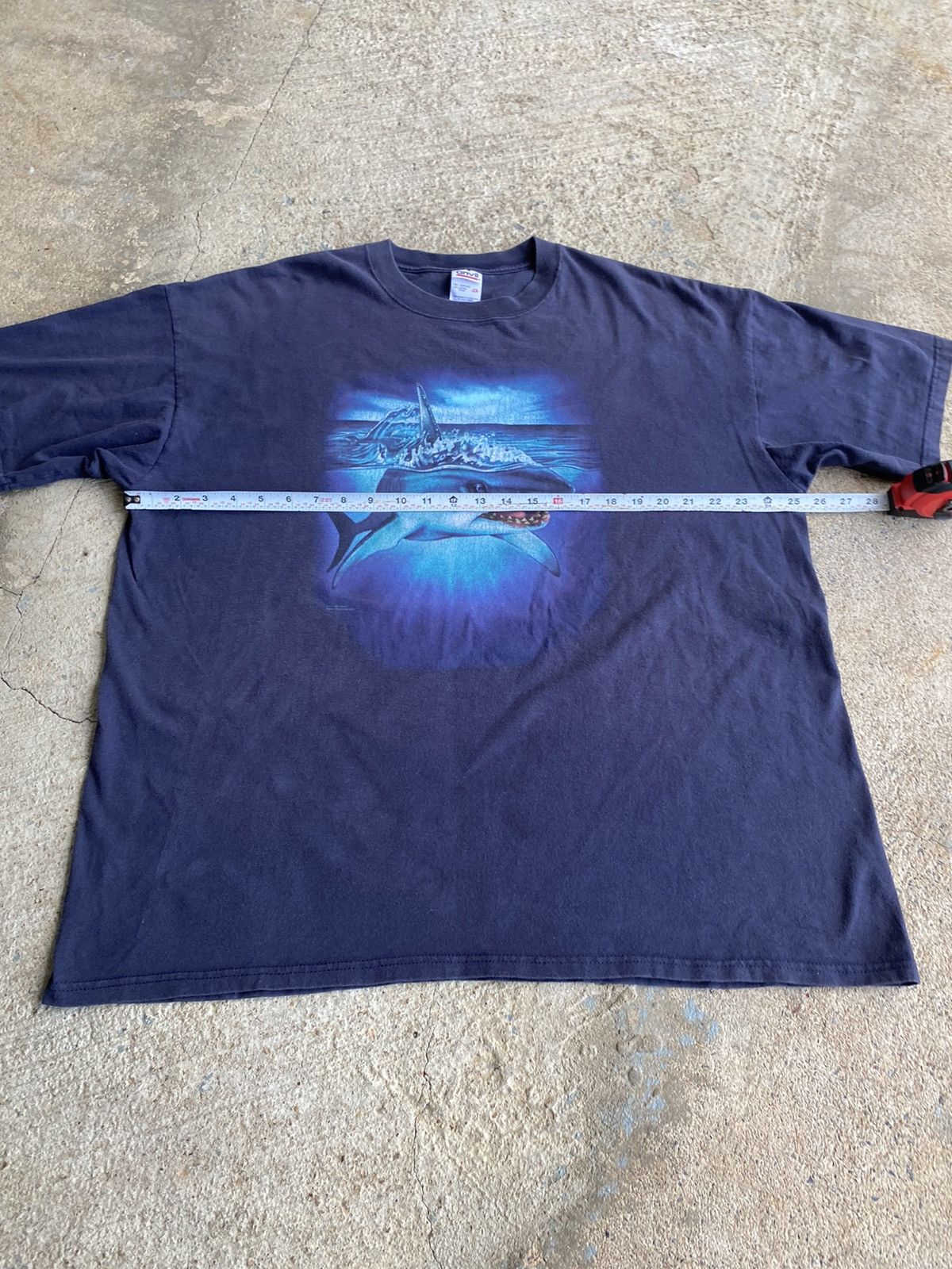 Japanese Brand × Vintage Vintage Y2K Shark Great White Ocean Nature Tee Shirt Size US XXL / EU 58 / 5 - 6 Thumbnail