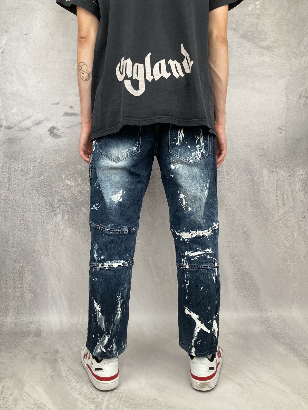 Japanese Brand Vintage Kosmo Lupo Japanese Distressed Denim Pants Size US 38 / EU 54 - 4 Thumbnail