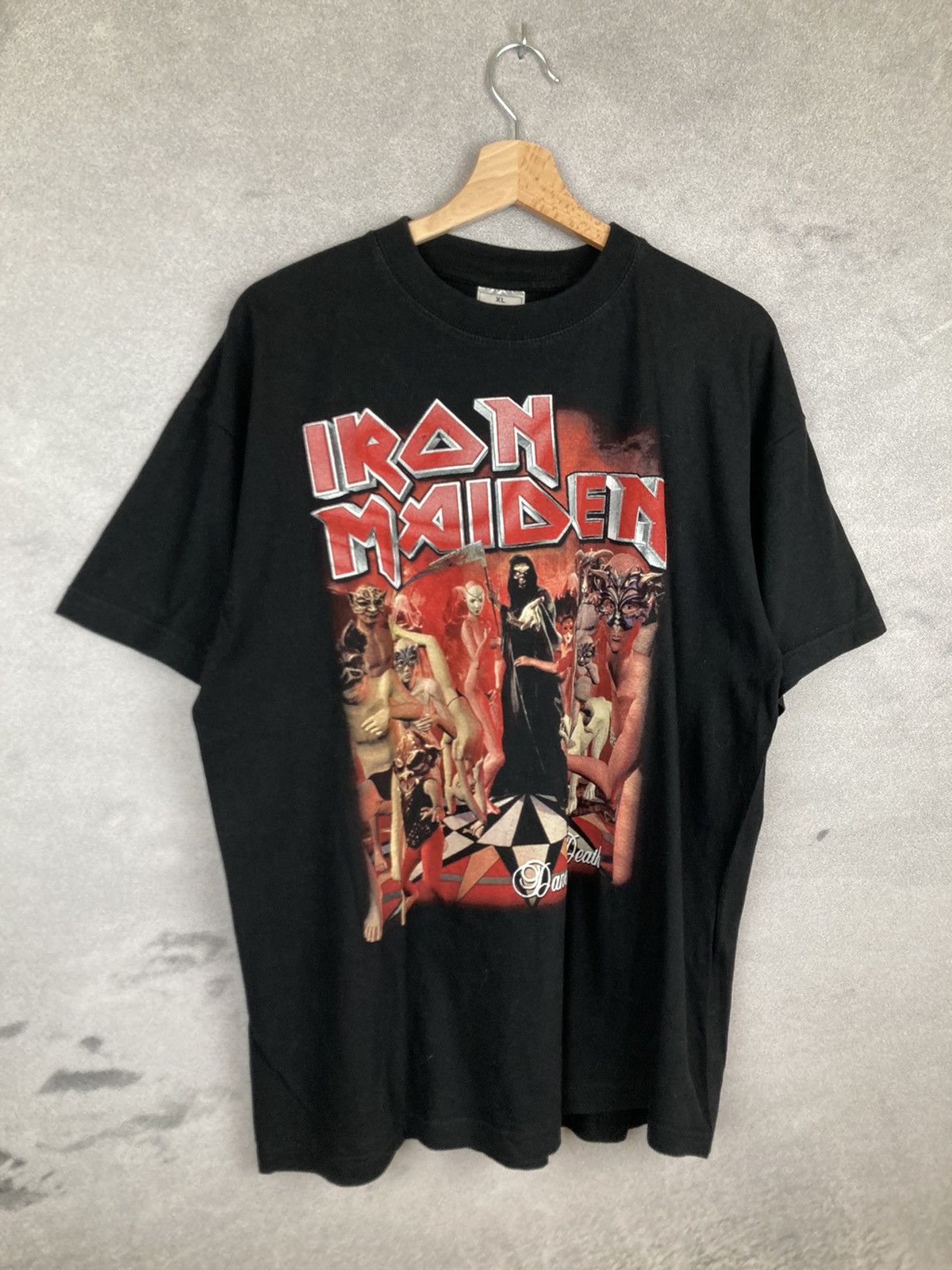 Band Tees RARE Vintage Iron Maiden Dance of Death 2005 Tour Tee Metal Size US XL / EU 56 / 4 - 5 Thumbnail