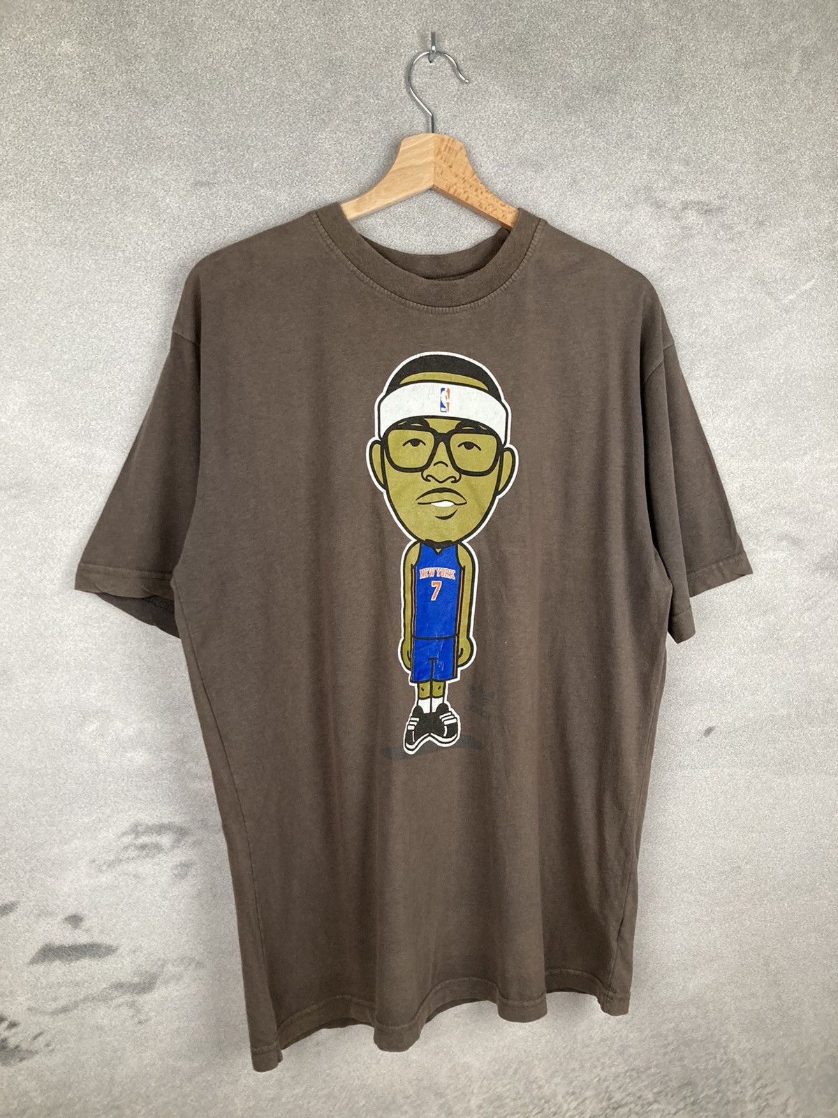 Adidas Vintage Adidas NBA Carmelo Anthony New York Knicks Size US XL / EU 56 / 4 - 4 Thumbnail