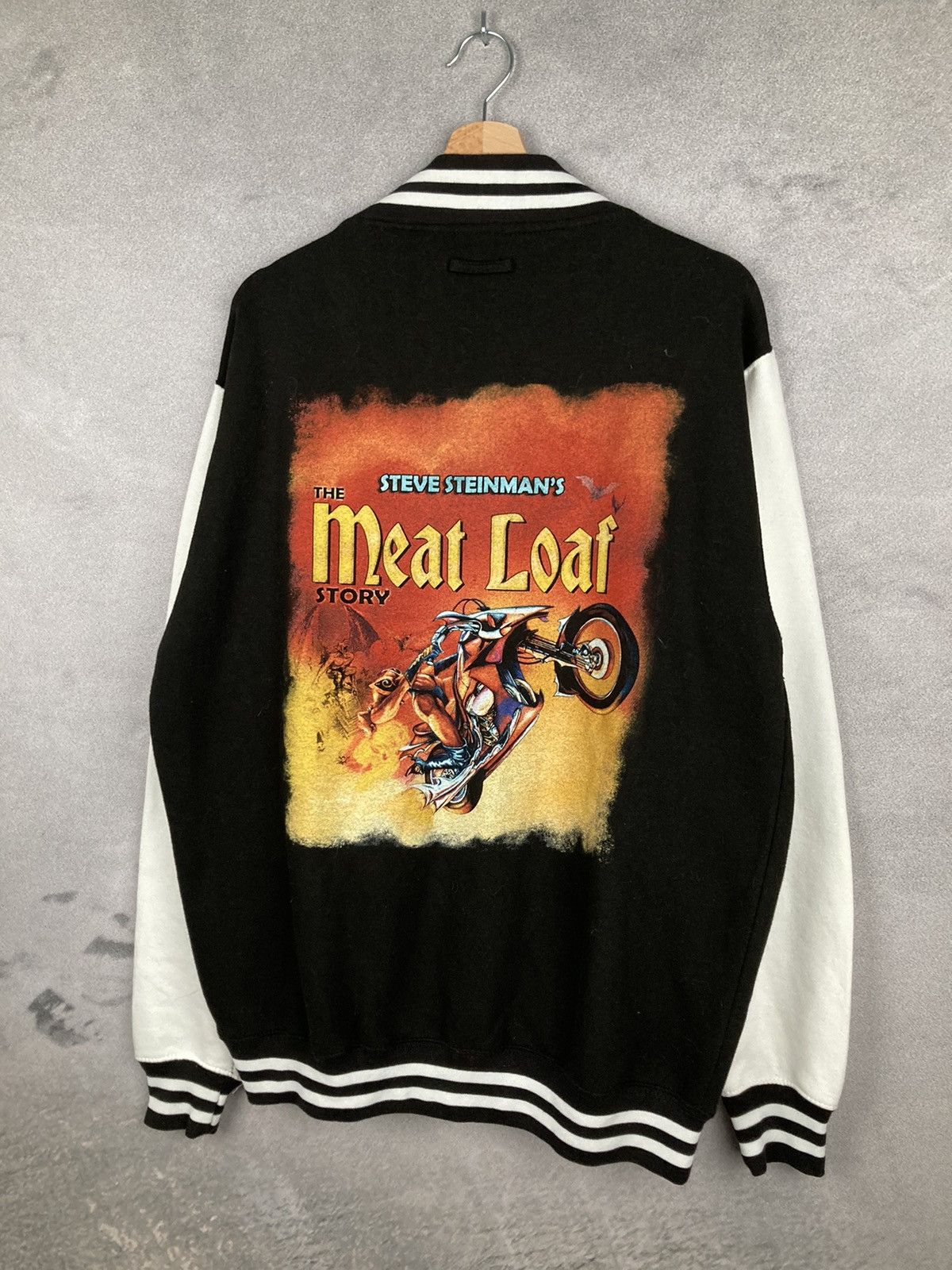 Band Tees Vintage Meat Loaf Baseball Sweatshirt Rock Band Metal Size US XL / EU 56 / 4 - 2 Thumbnail