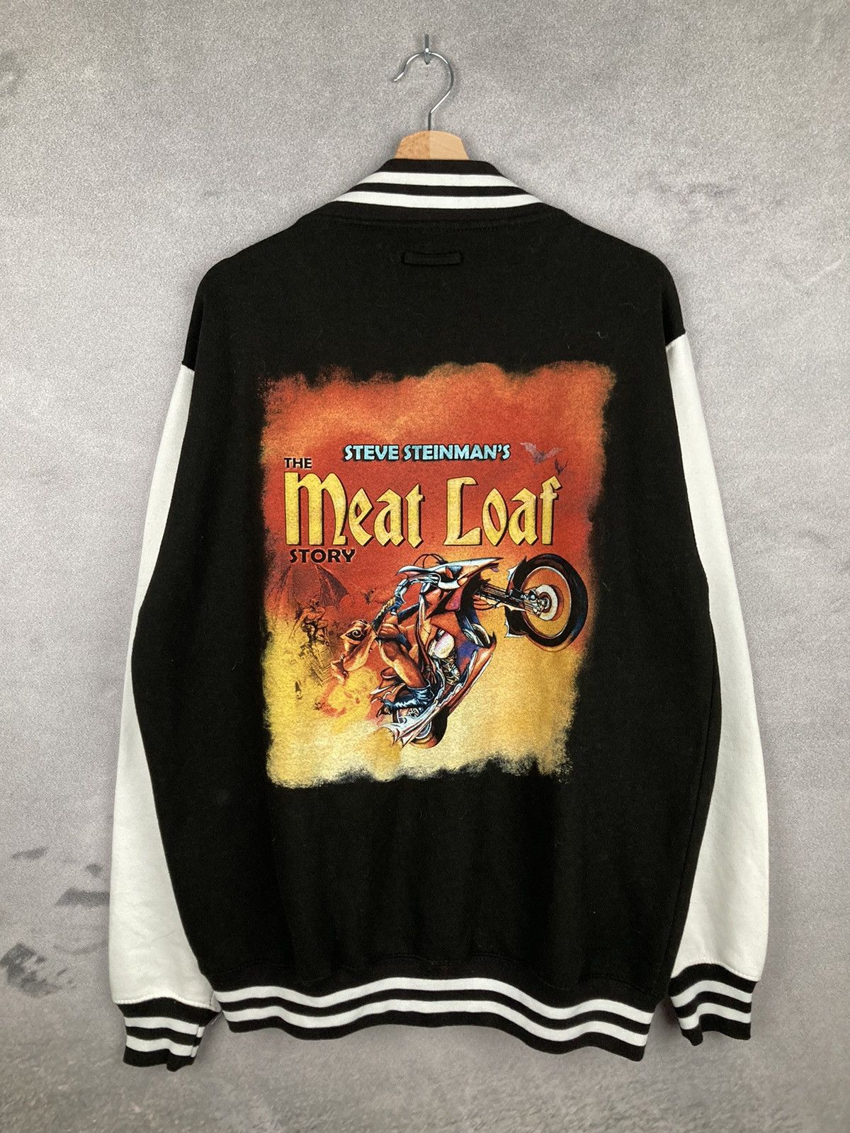 Band Tees Vintage Meat Loaf Baseball Sweatshirt Rock Band Metal Size US XL / EU 56 / 4 - 1 Thumbnail