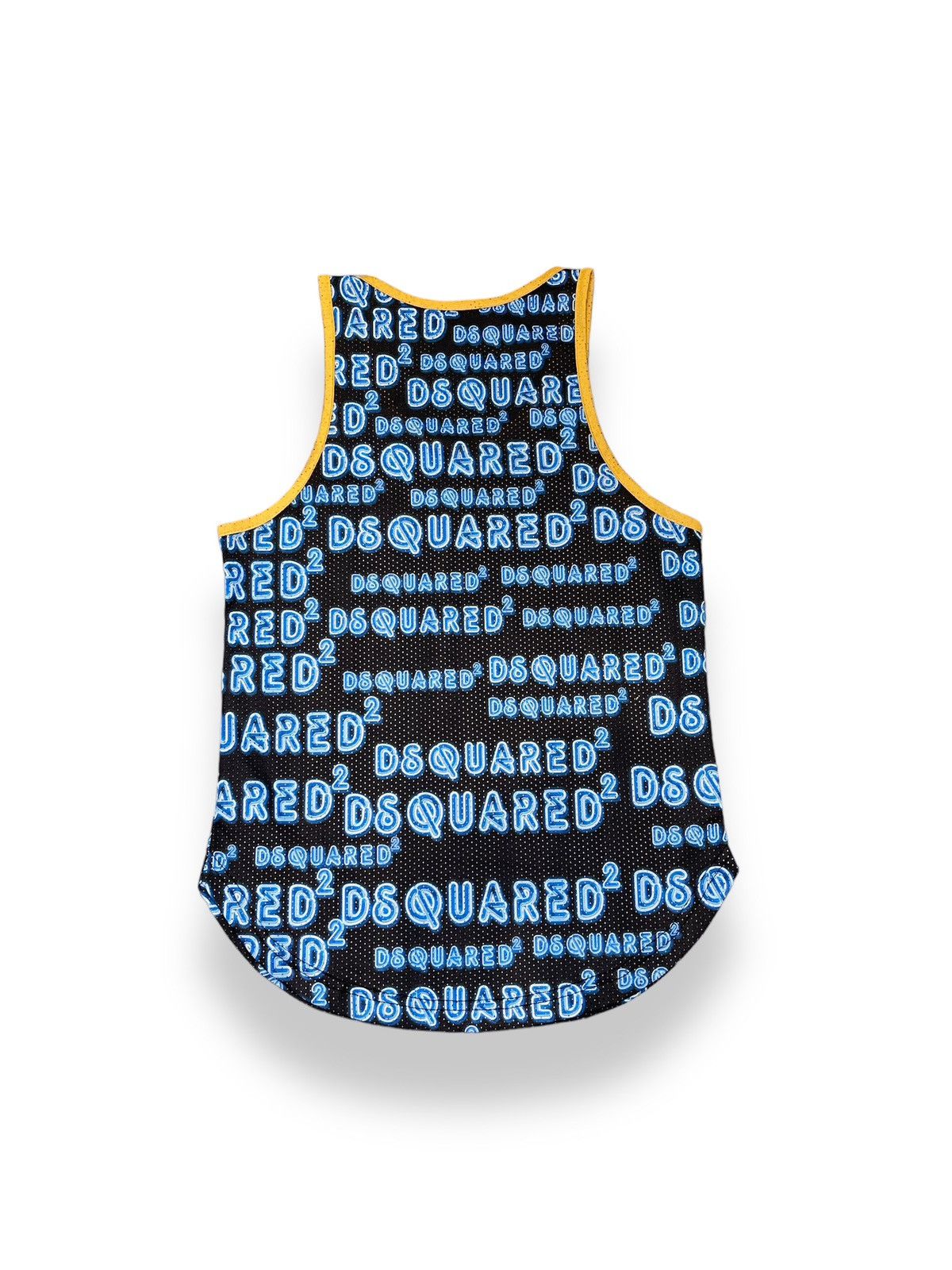 Dsquared2 Dsquared2 Monogram Big Logo Net Black Blue Tank Tops Size US S / EU 44-46 / 1 - 3 Thumbnail