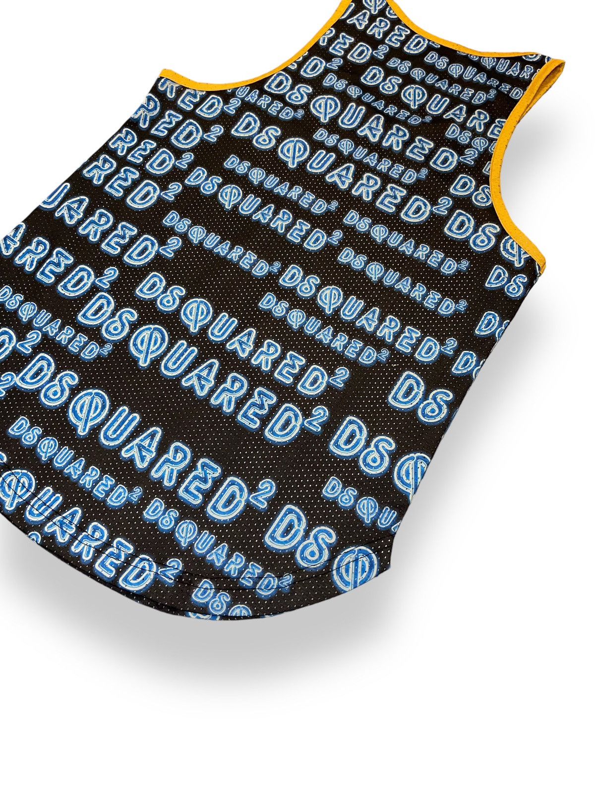 Dsquared2 Dsquared2 Monogram Big Logo Net Black Blue Tank Tops Size US S / EU 44-46 / 1 - 8 Thumbnail