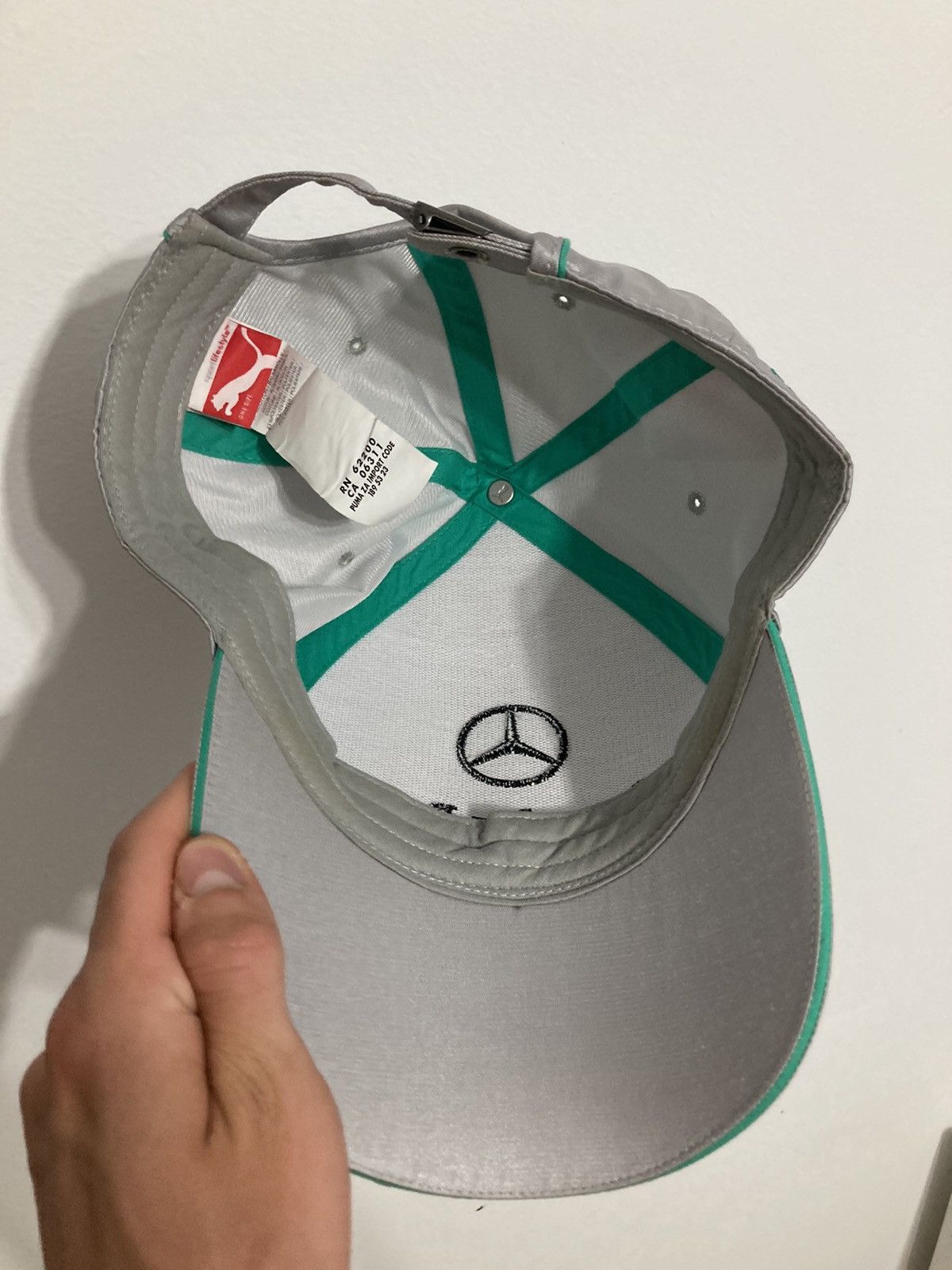 Mercedes-Benz Vintage Mercedes Benz AMG Petronas Puma Racing Hat Size ONE SIZE - 7 Thumbnail