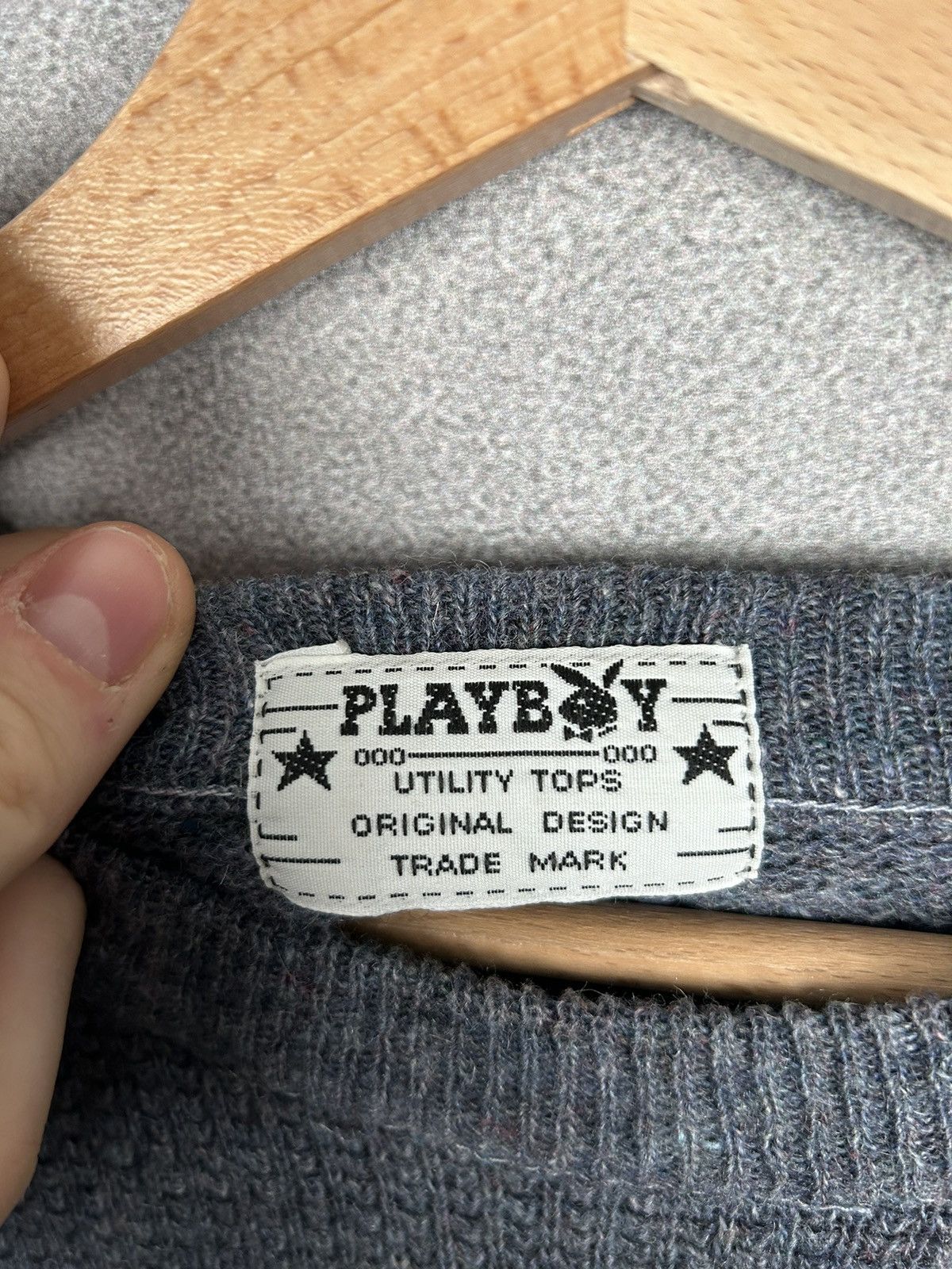 Playboy Ultra Rare Playboy 70s/80s Sweater Knit Luxury Magazine Size US L / EU 52-54 / 3 - 6 Thumbnail