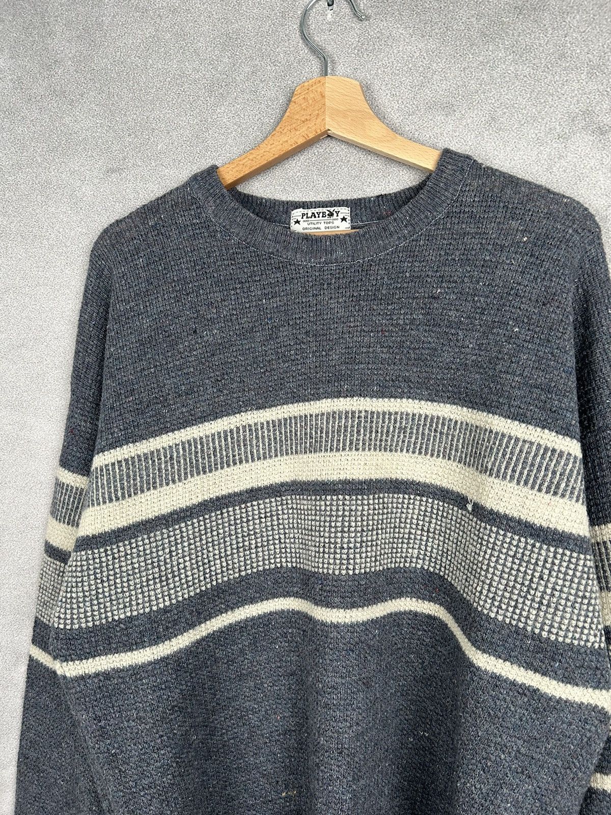 Playboy Ultra Rare Playboy 70s/80s Sweater Knit Luxury Magazine Size US L / EU 52-54 / 3 - 3 Thumbnail