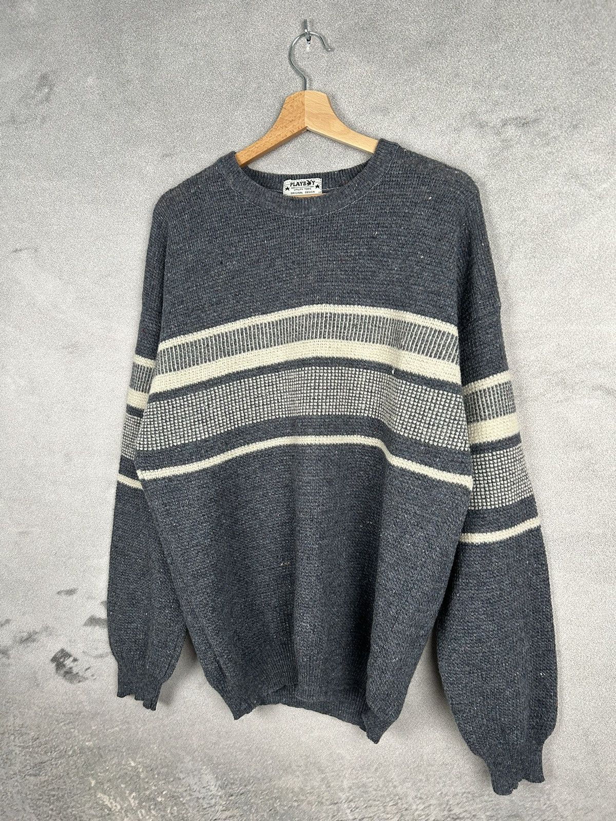 Playboy Ultra Rare Playboy 70s/80s Sweater Knit Luxury Magazine Size US L / EU 52-54 / 3 - 2 Thumbnail