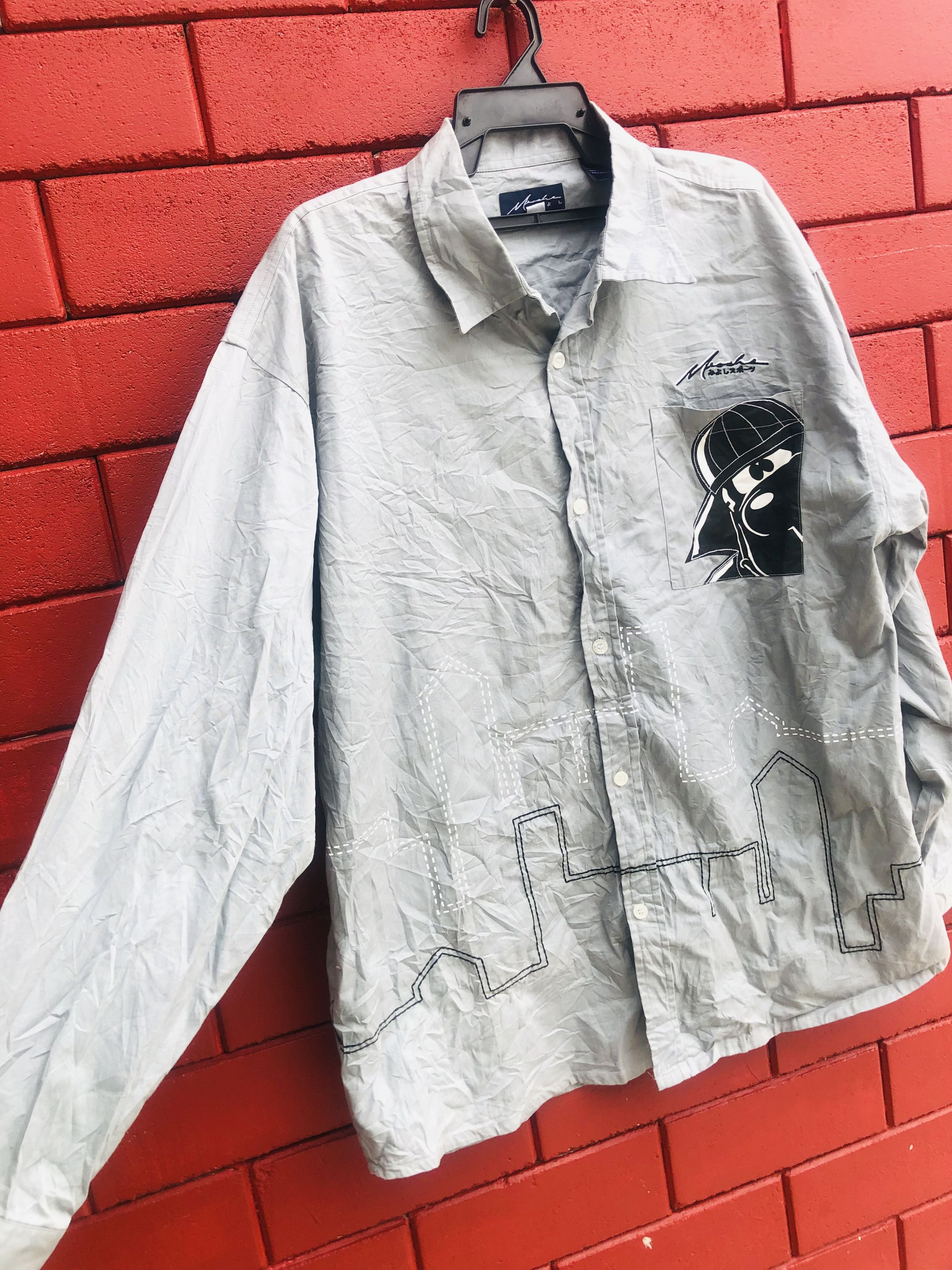 Japanese Brand × Vintage Vintage Hip Hop Japanese Designer Fashion Style Shirt Size US XL / EU 56 / 4 - 5 Thumbnail