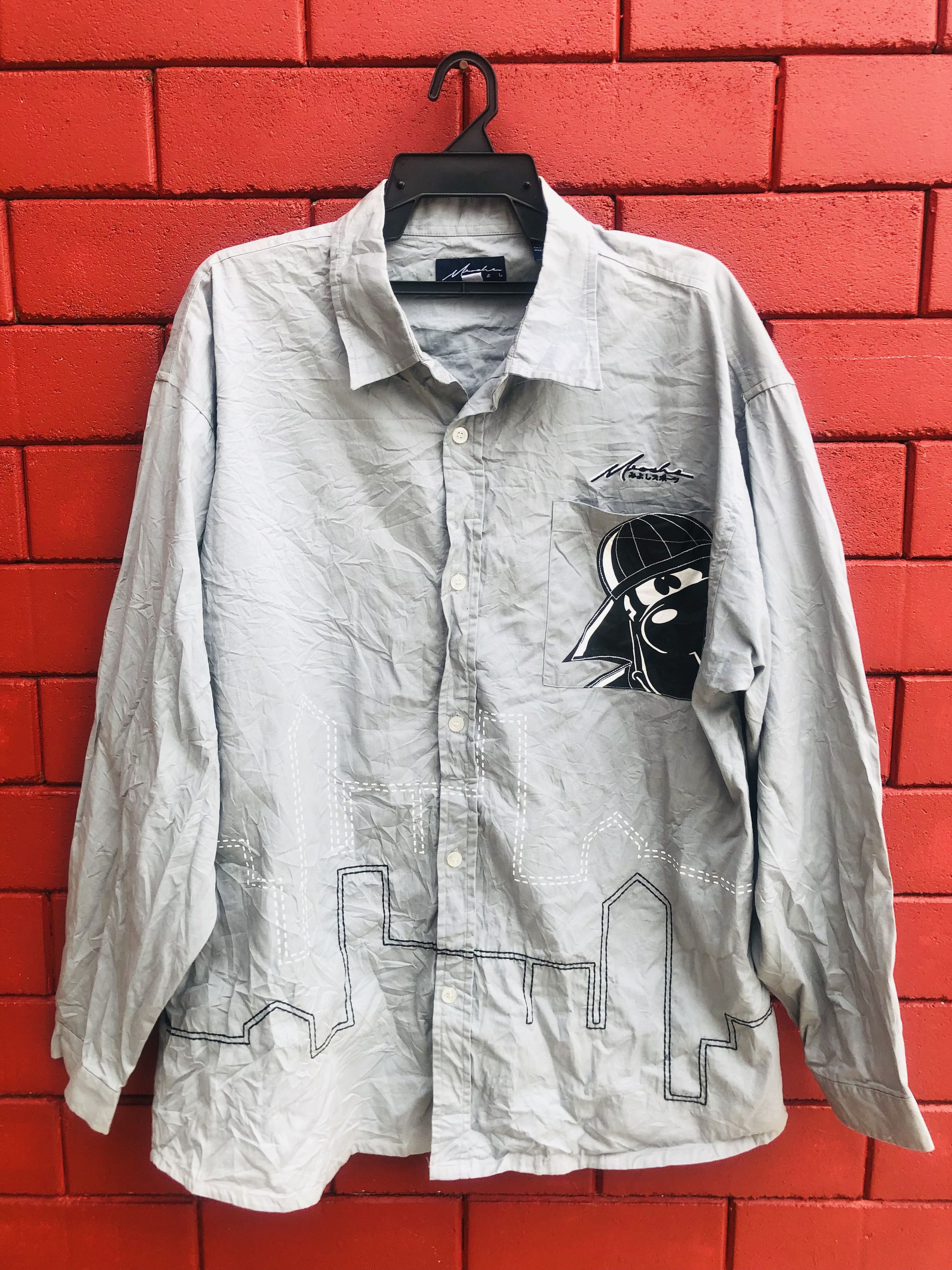 Japanese Brand × Vintage Vintage Hip Hop Japanese Designer Fashion Style Shirt Size US XL / EU 56 / 4 - 1 Thumbnail