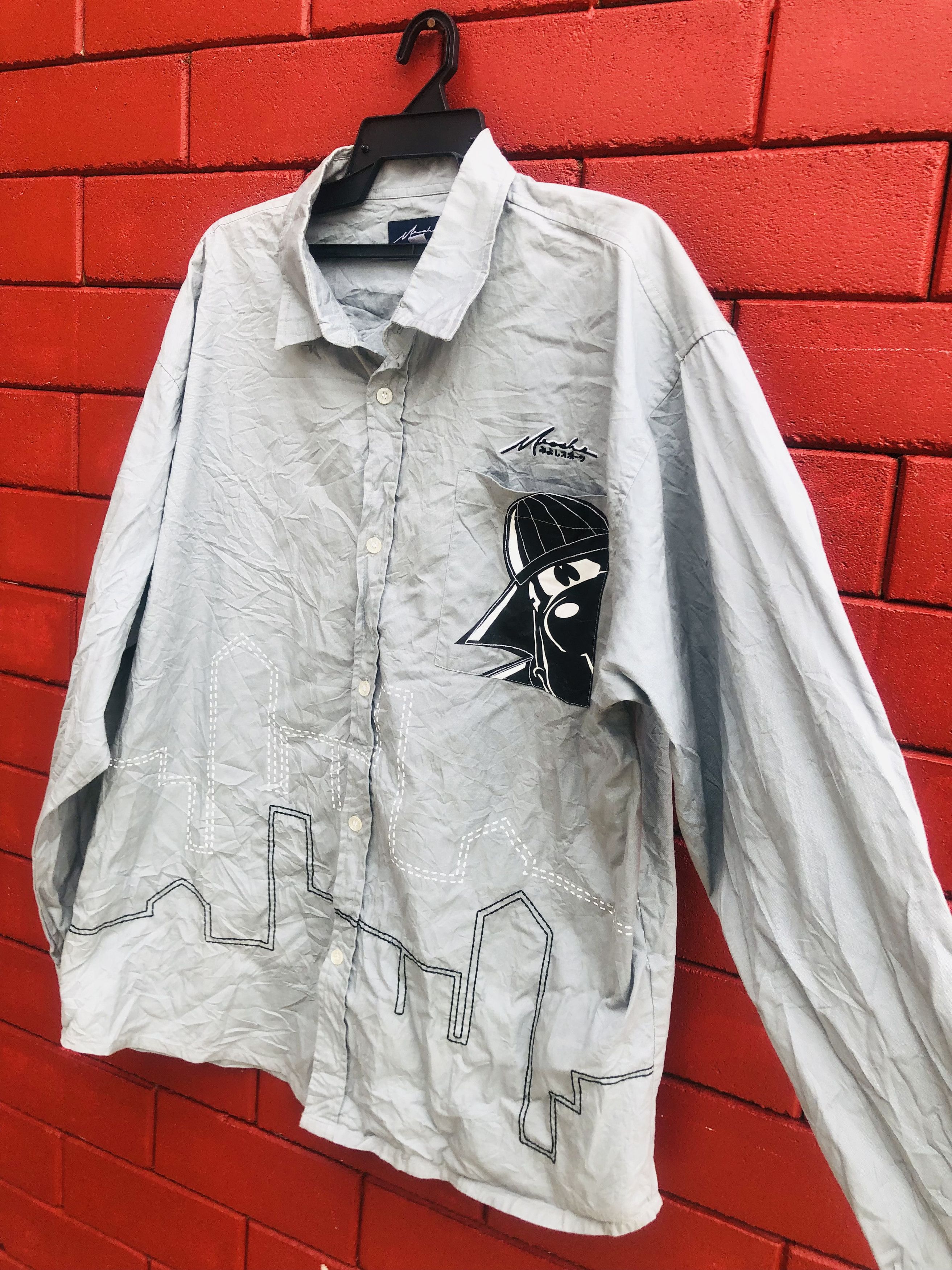 Japanese Brand × Vintage Vintage Hip Hop Japanese Designer Fashion Style Shirt Size US XL / EU 56 / 4 - 6 Thumbnail