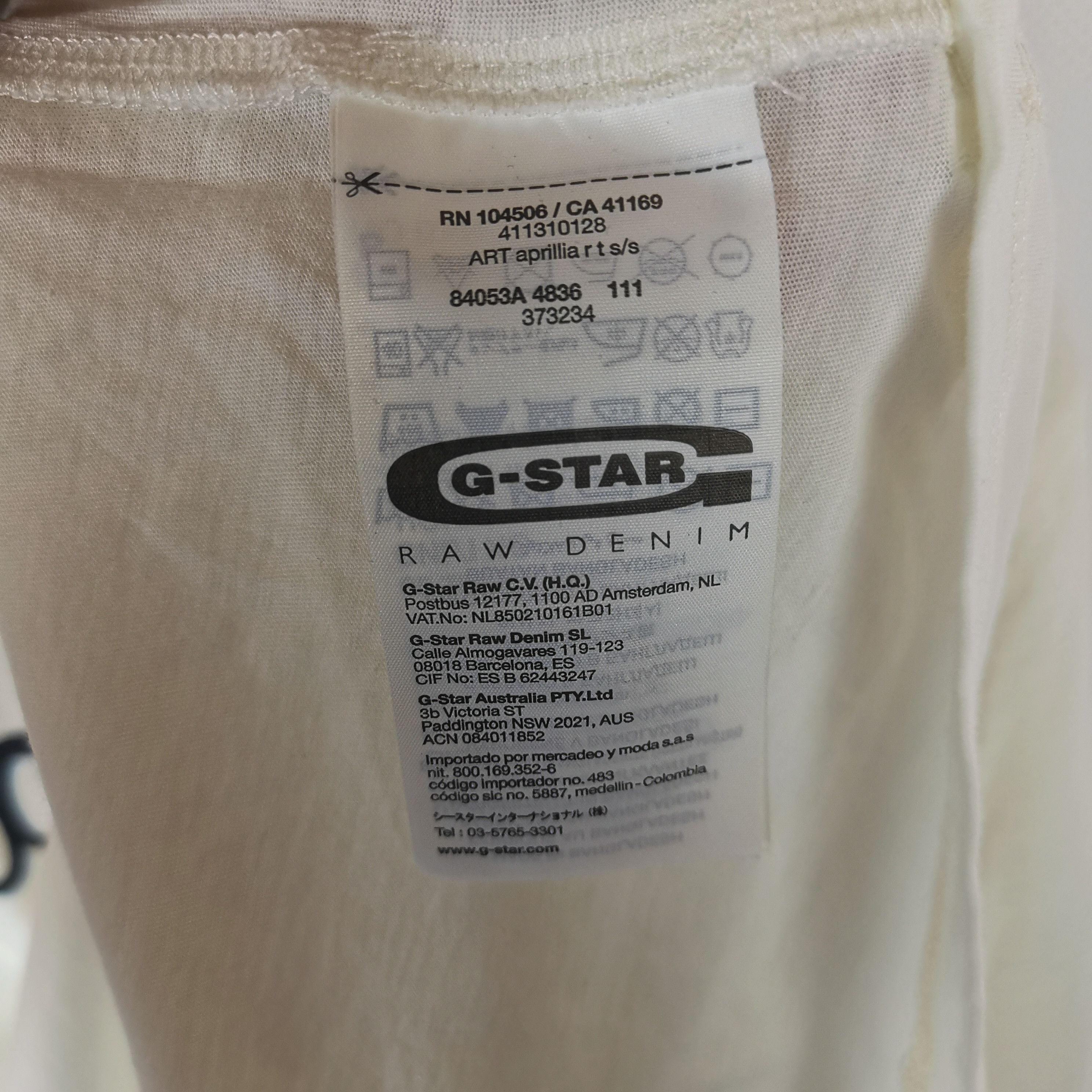 G-Star G-Star Raw denim art aprillia r t s/s bird Size US L / EU 52-54 / 3 - 4 Thumbnail
