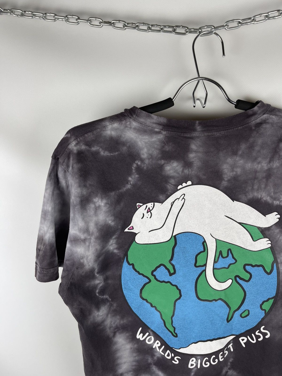 RIPNDIP Rip’n’Dip tie dye world’s biggest puss big logo tee shirt Size US M / EU 48-50 / 2 - 7 Thumbnail