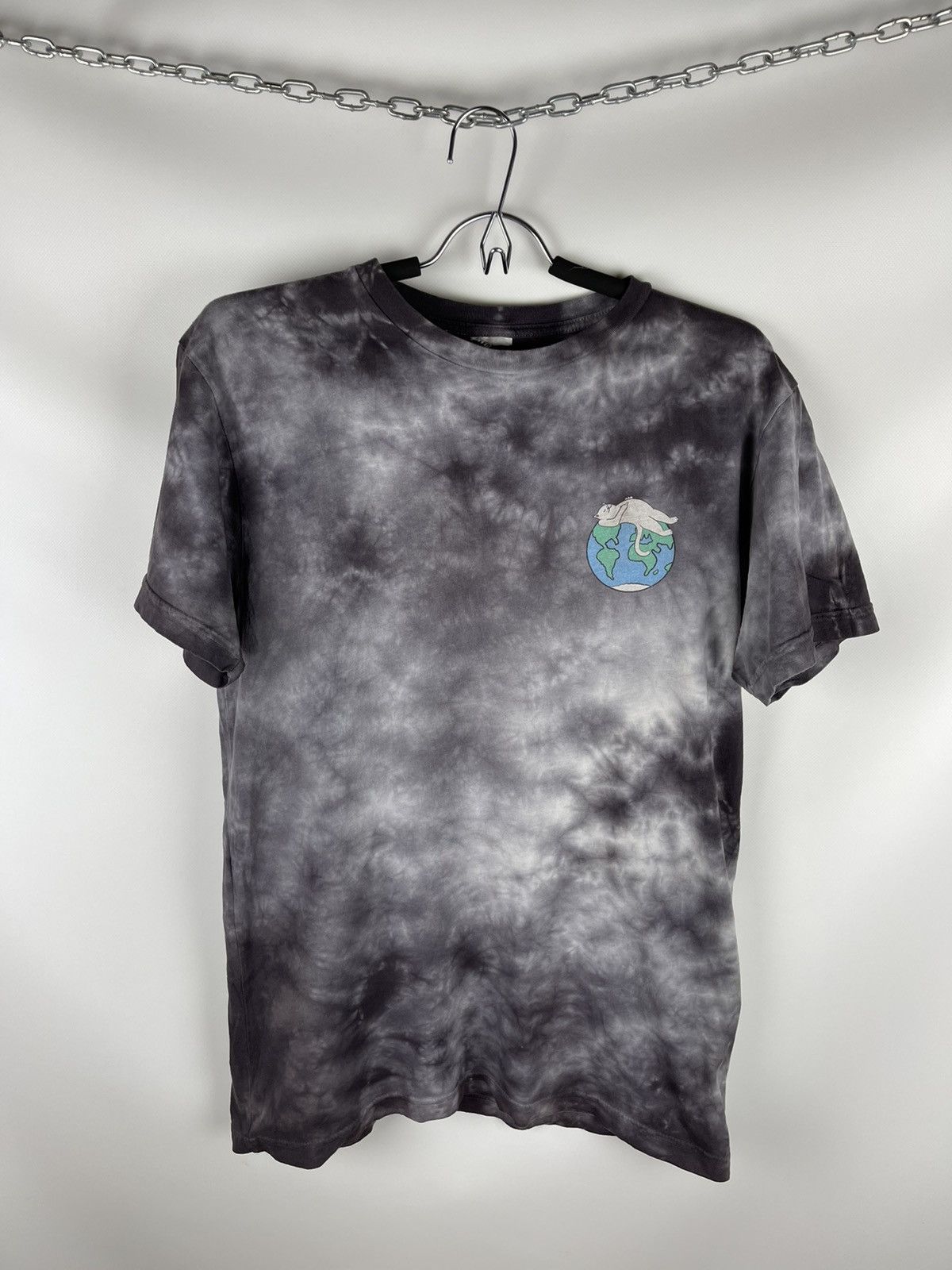 RIPNDIP Rip’n’Dip tie dye world’s biggest puss big logo tee shirt Size US M / EU 48-50 / 2 - 2 Thumbnail