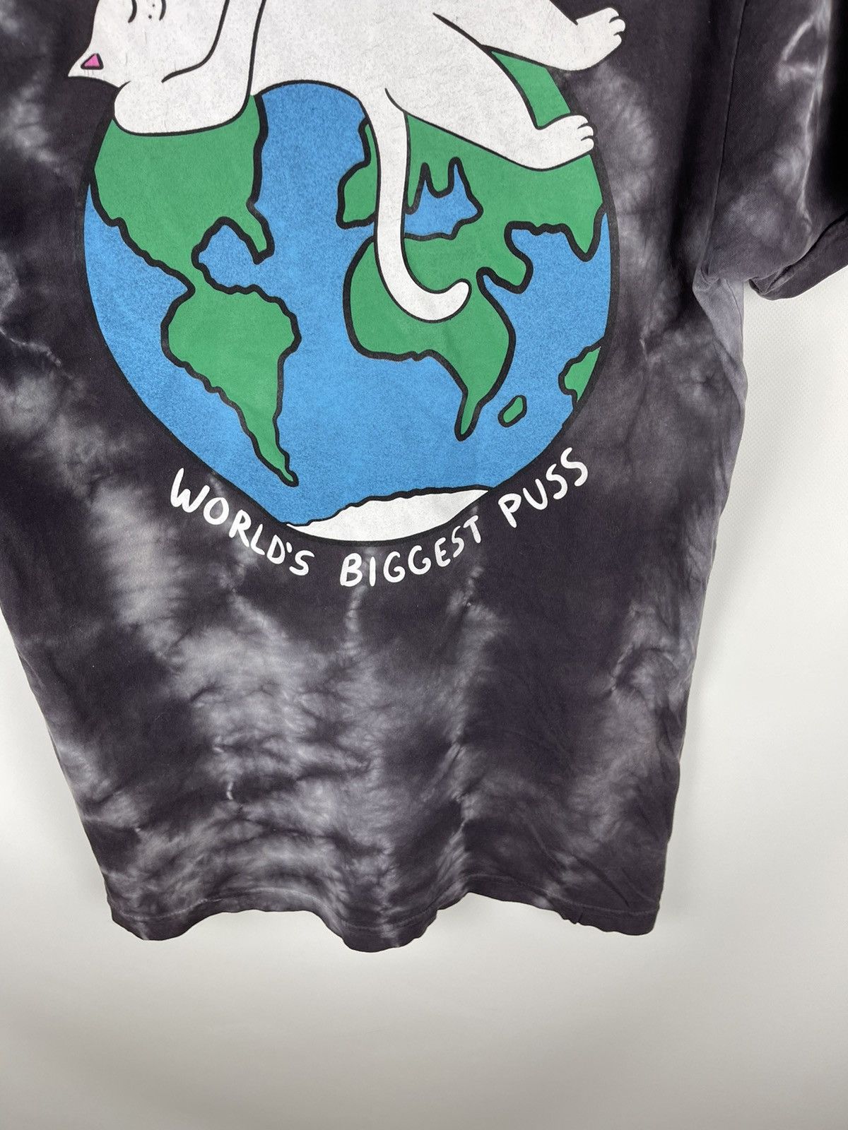 RIPNDIP Rip’n’Dip tie dye world’s biggest puss big logo tee shirt Size US M / EU 48-50 / 2 - 8 Thumbnail