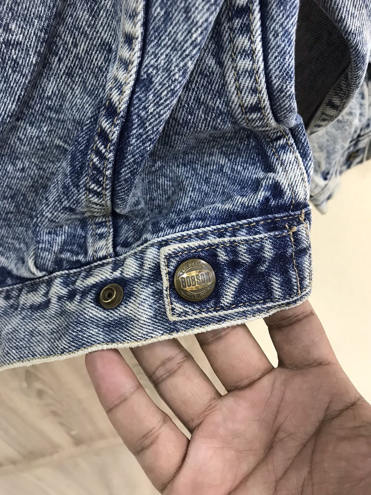 Other Vintage 90’s 🔥 Bobson Distressed Denim Jacket Size US M / EU 48-50 / 2 - 17 Thumbnail
