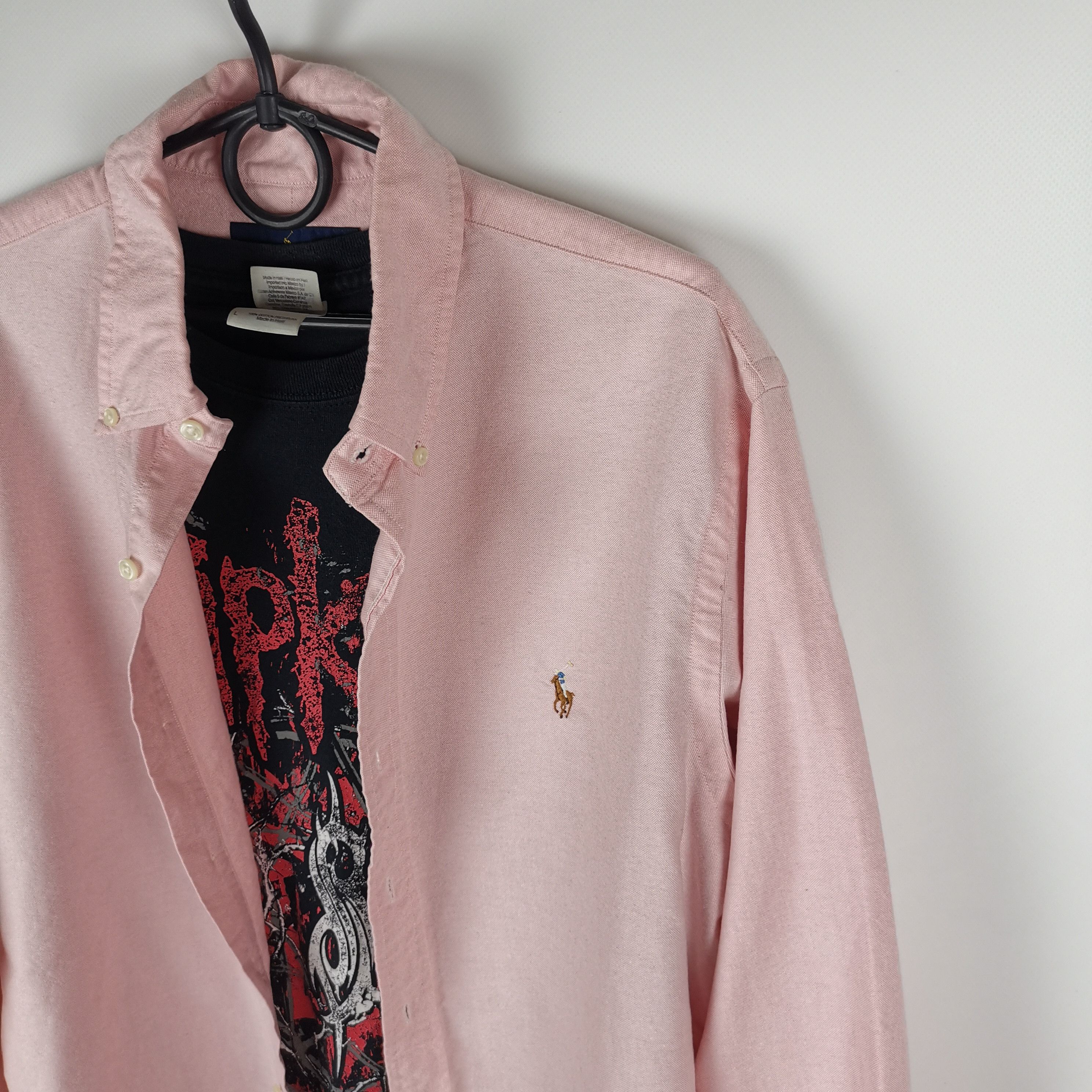 Polo Ralph Lauren Polo Ralph Lauren slim fit pink shirt Size US L / EU 52-54 / 3 - 3 Thumbnail