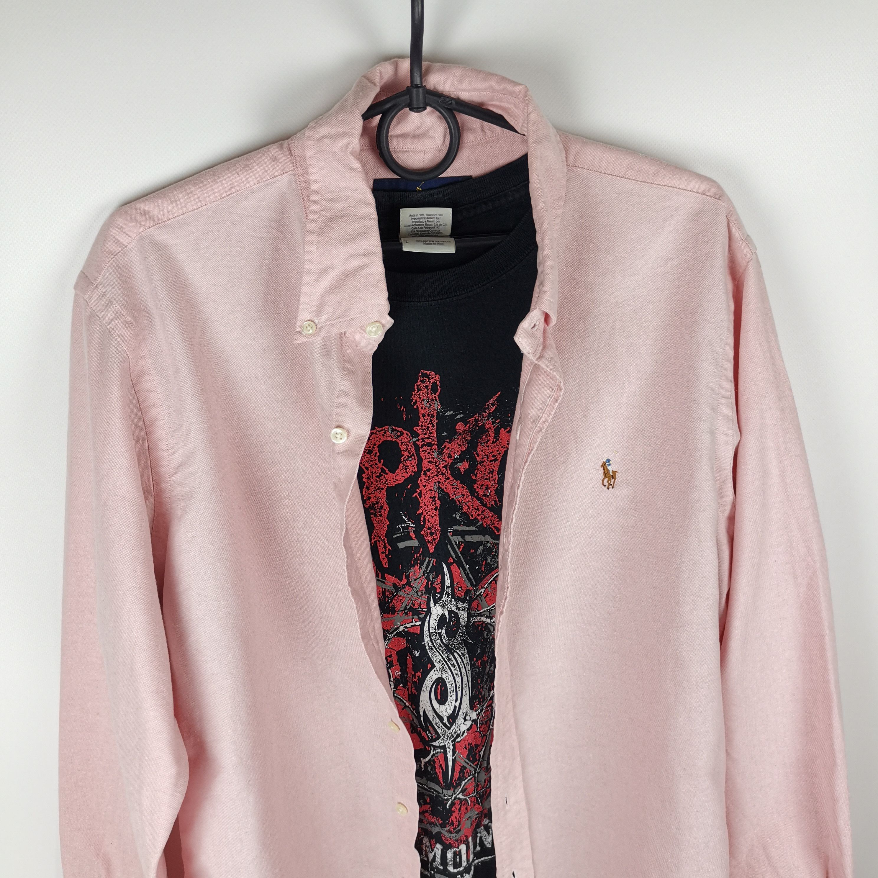 Polo Ralph Lauren Polo Ralph Lauren slim fit pink shirt Size US L / EU 52-54 / 3 - 4 Thumbnail