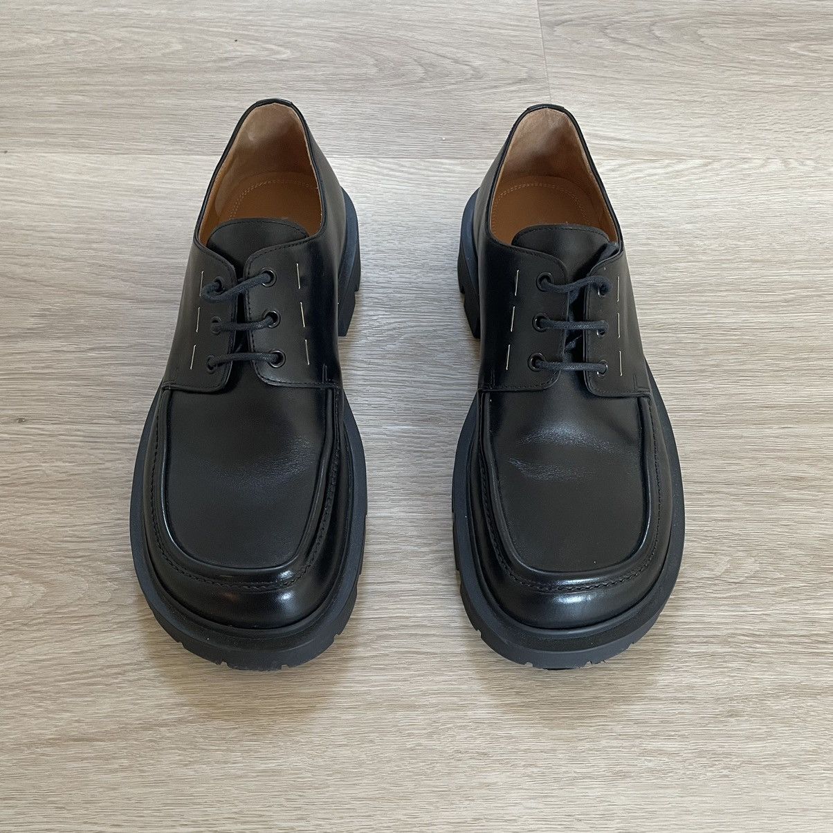 Maison Margiela Maison Margiela Staple Lug Sole Oxford Size US 12 / EU 45 - 2 Thumbnail