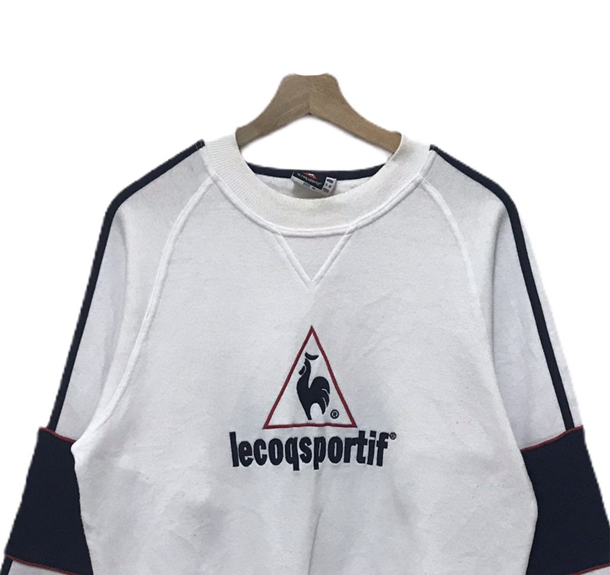 Le Coq Sportif Vintage Lecoq Sportif Sweatshirt Big Logo Size US M / EU 48-50 / 2 - 2 Thumbnail