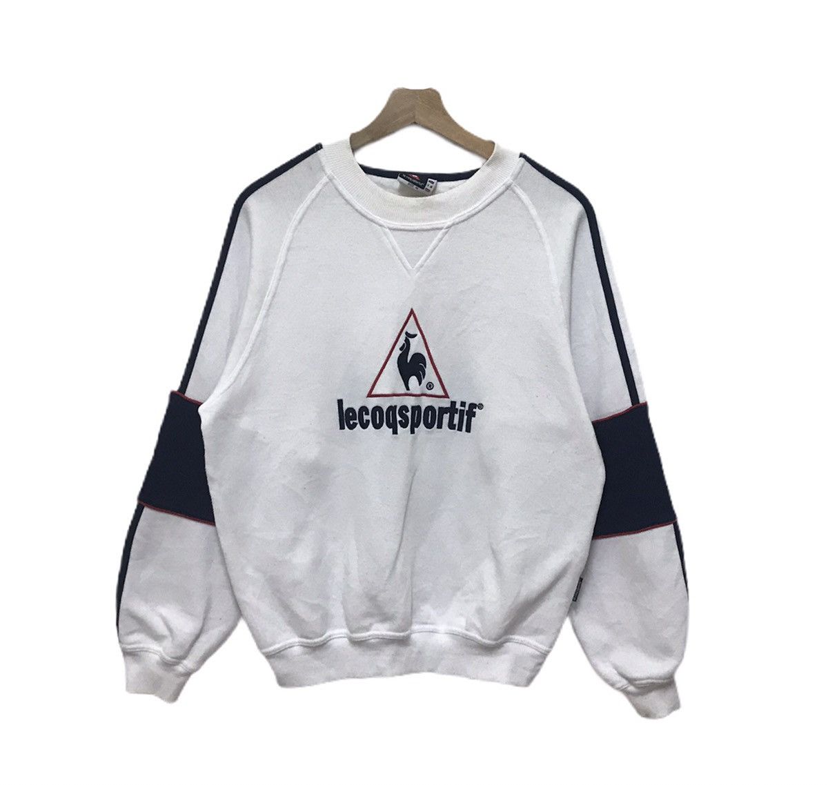 Le Coq Sportif Vintage Lecoq Sportif Sweatshirt Big Logo Size US M / EU 48-50 / 2 - 1 Thumbnail