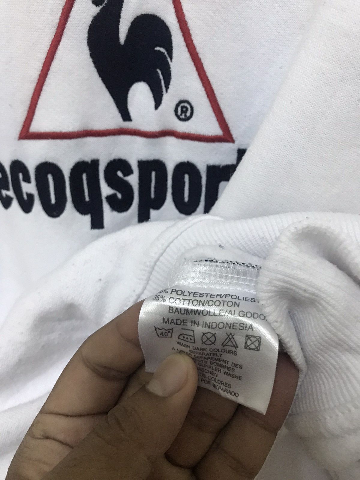 Le Coq Sportif Vintage Lecoq Sportif Sweatshirt Big Logo Size US M / EU 48-50 / 2 - 7 Thumbnail