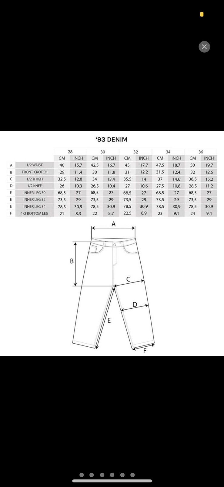 Polar Skate Co. Polar Skate Co 93 Denim Lightwash Size US 34 / EU 50 - 9 Thumbnail
