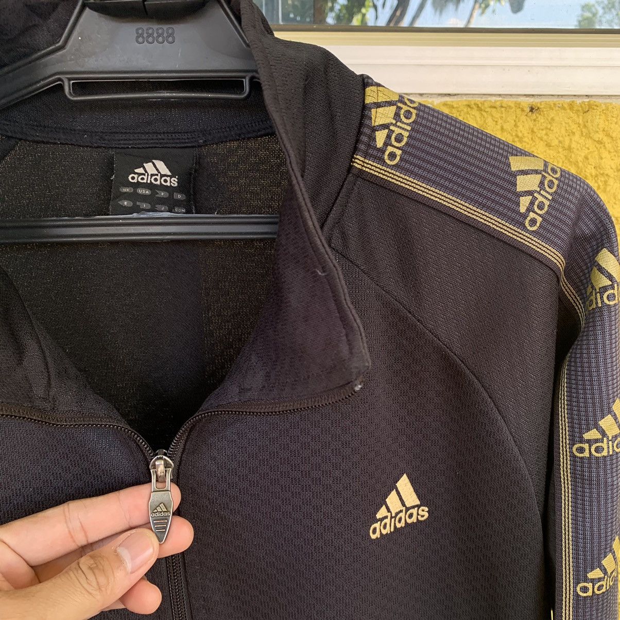 Adidas × Vintage Adidas vintage y2k sweater light jacket side tape Size US L / EU 52-54 / 3 - 6 Thumbnail