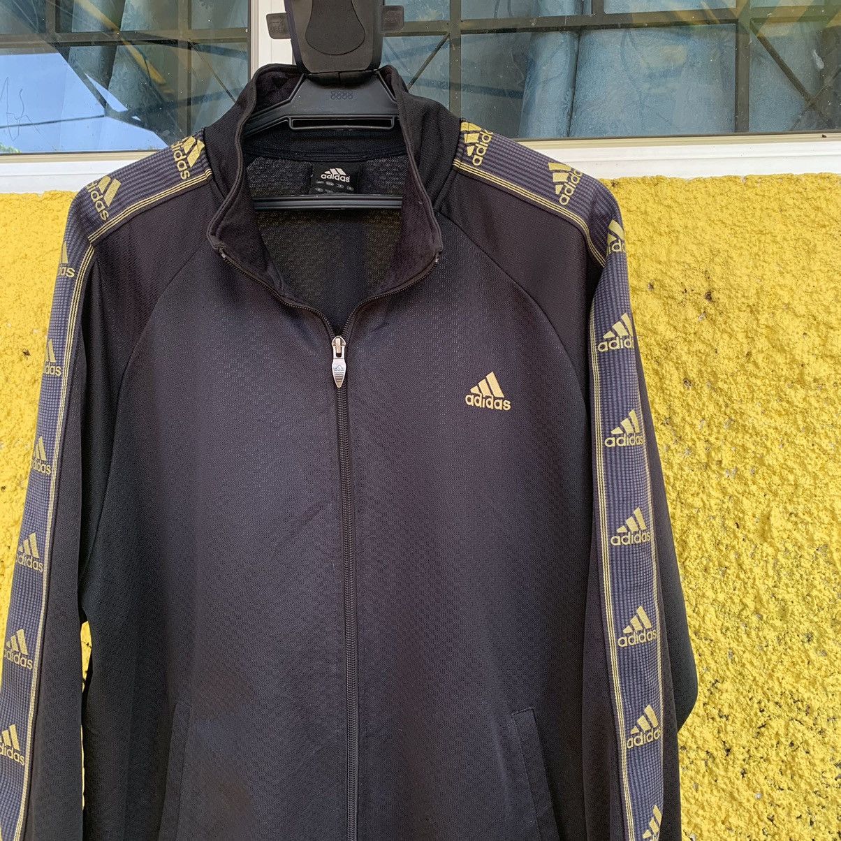 Adidas × Vintage Adidas vintage y2k sweater light jacket side tape Size US L / EU 52-54 / 3 - 5 Thumbnail
