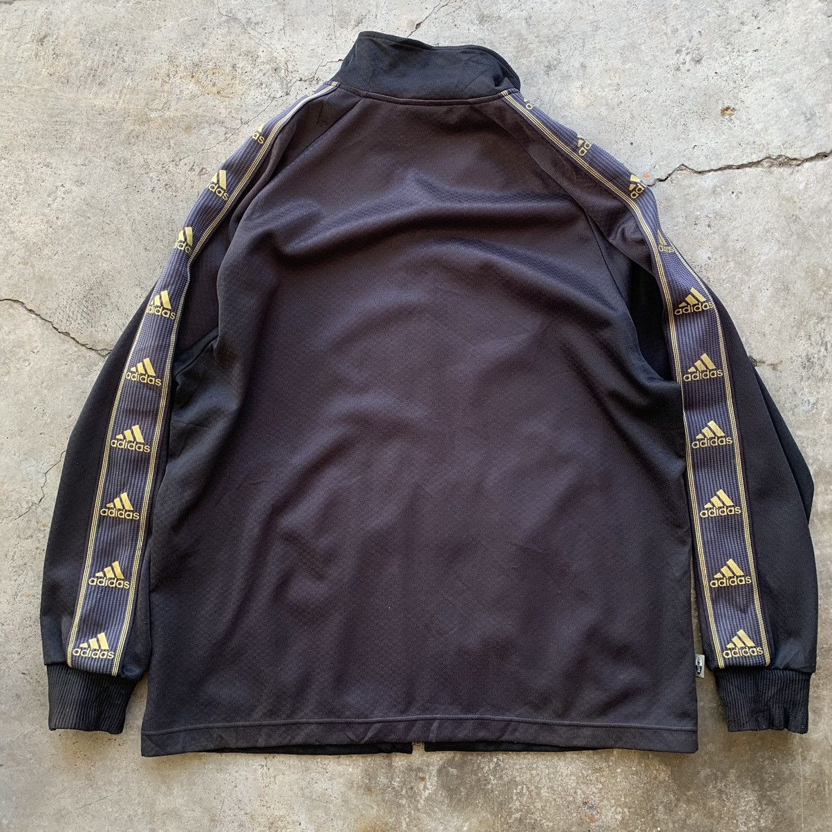 Adidas × Vintage Adidas vintage y2k sweater light jacket side tape Size US L / EU 52-54 / 3 - 17 Thumbnail