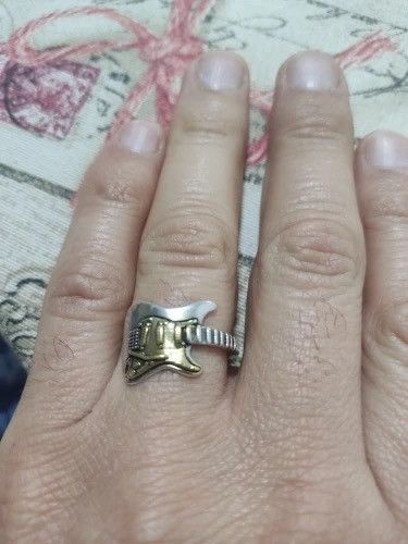 Vintage Electric Guitar Rings Size ONE SIZE - 3 Thumbnail