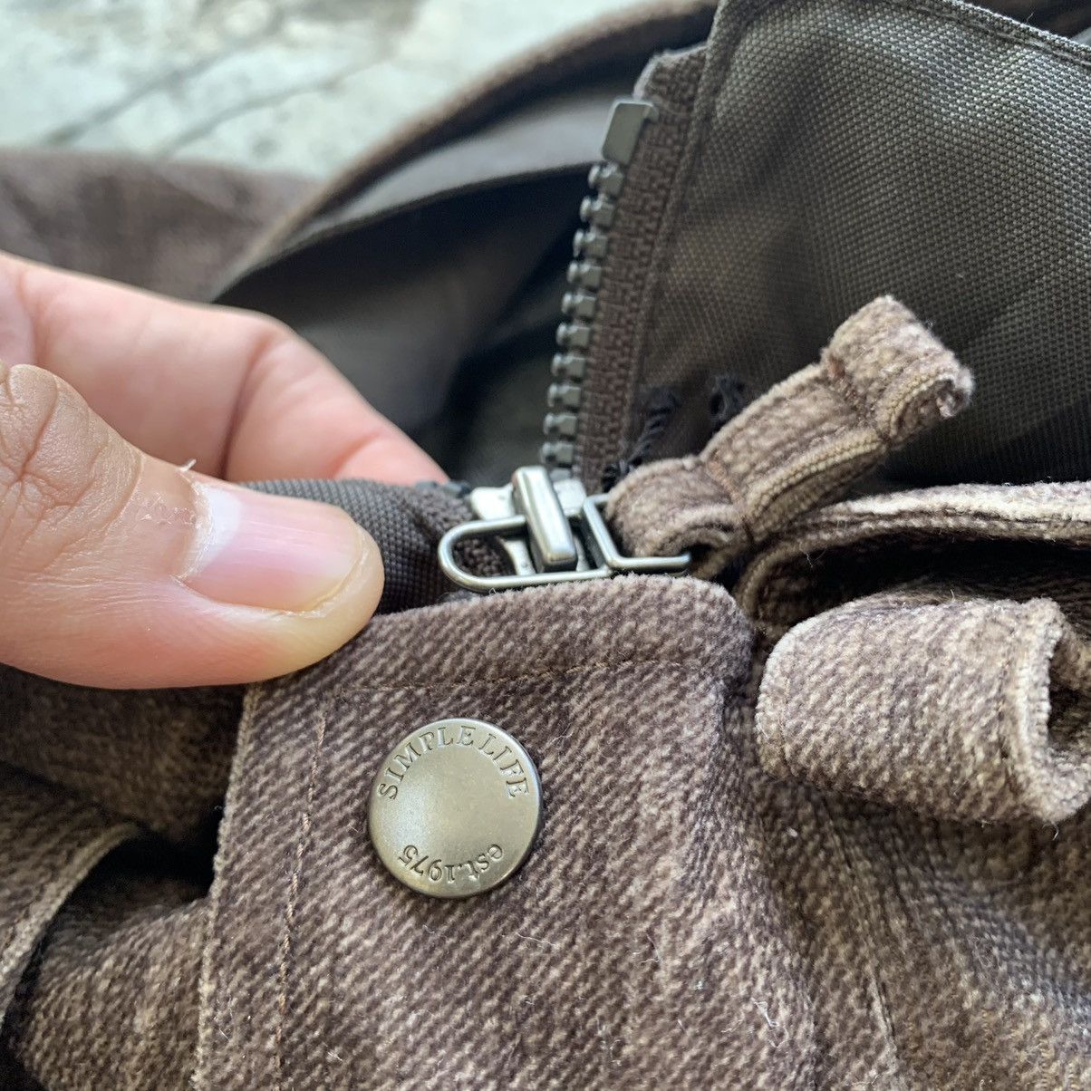 Japanese Brand × Vintage Simple Life light zipper button jacket Size US M / EU 48-50 / 2 - 7 Thumbnail