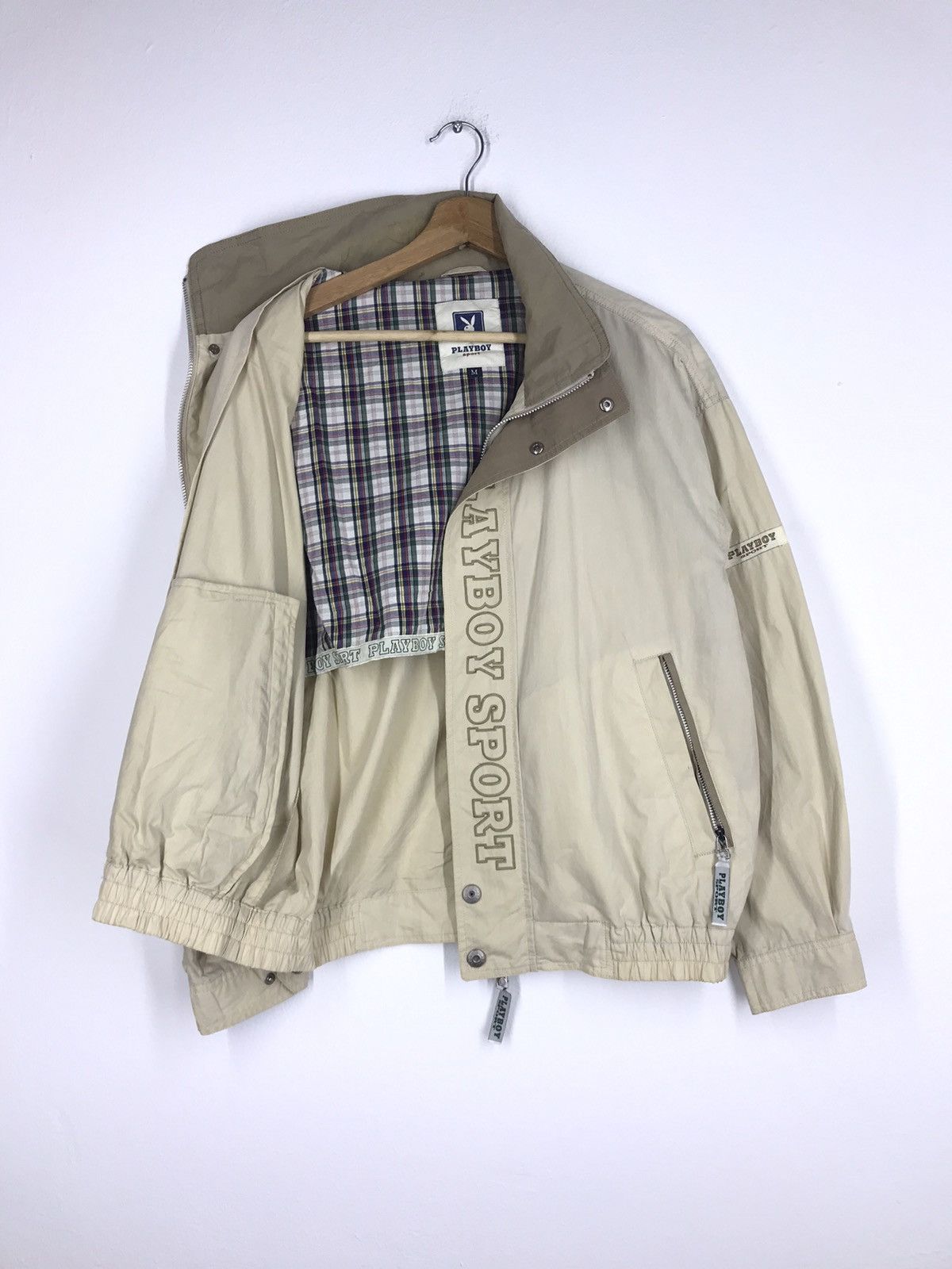 Playboy Vintage Playboy Sports Zipper Jacket Big Logo Size US M / EU 48-50 / 2 - 1 Thumbnail