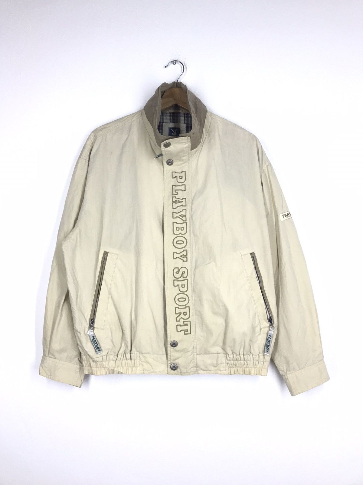 Playboy Vintage Playboy Sports Zipper Jacket Big Logo Size US M / EU 48-50 / 2 - 2 Thumbnail