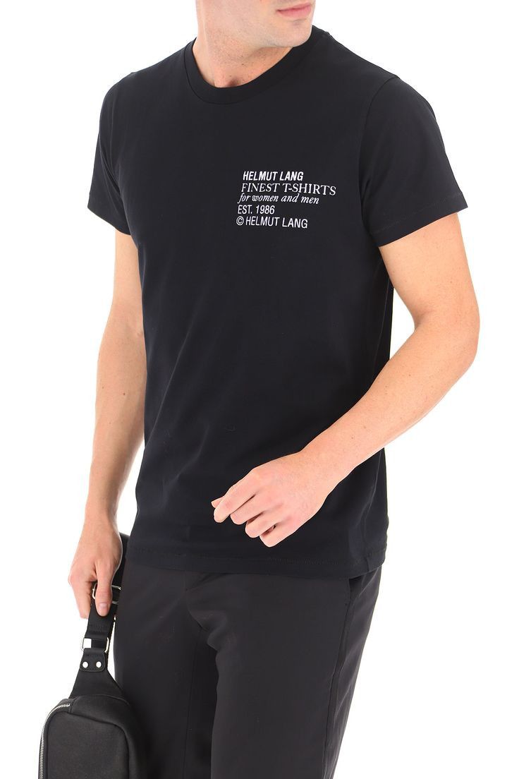 Helmut Lang 🔥70% OFF🔥 [SALE] Helmut Lang Black Standard Logo Tee Size US XS / EU 42 / 0 - 1 Thumbnail