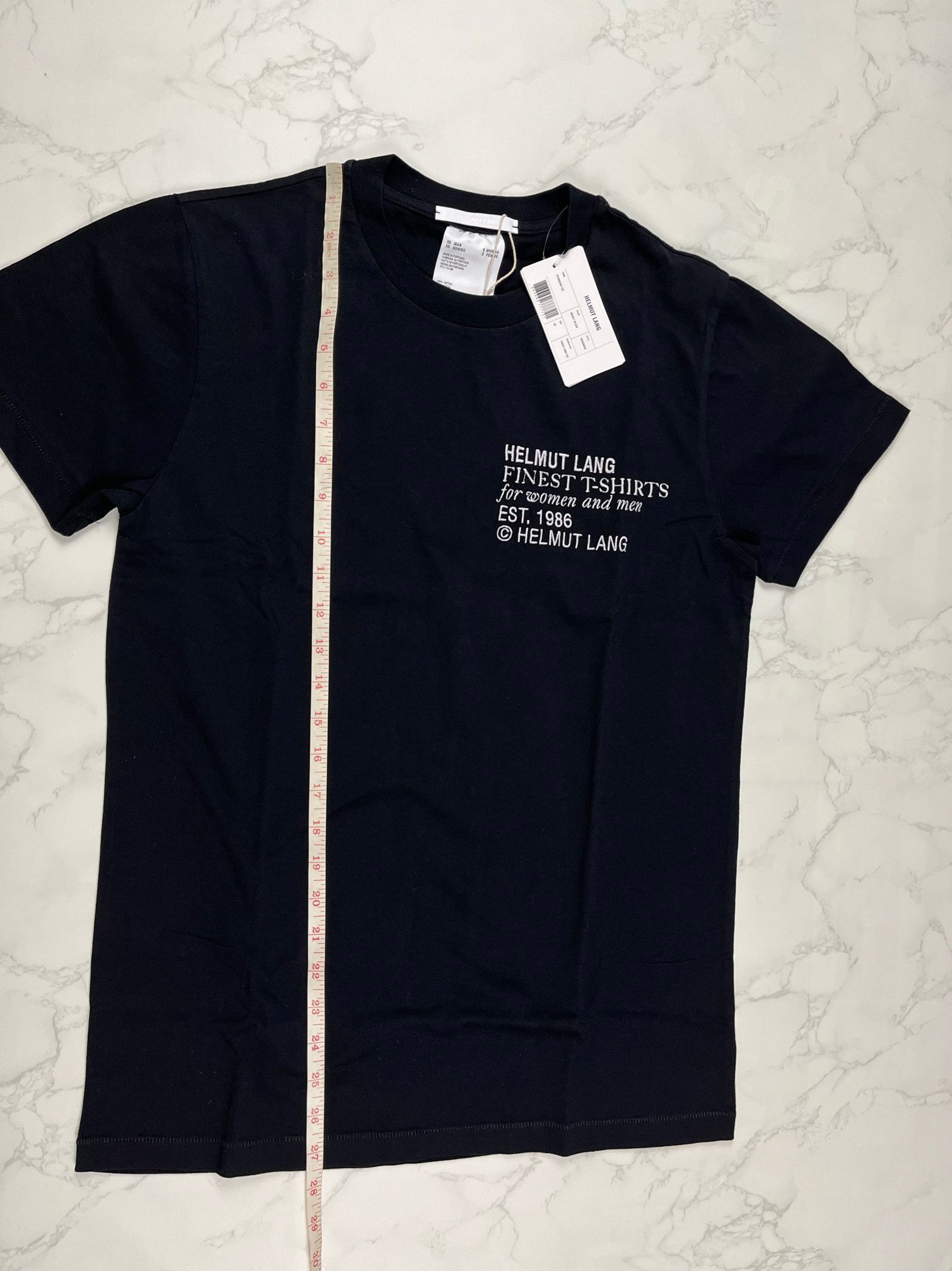 Helmut Lang 🔥70% OFF🔥 [SALE] Helmut Lang Black Standard Logo Tee Size US XS / EU 42 / 0 - 3 Thumbnail