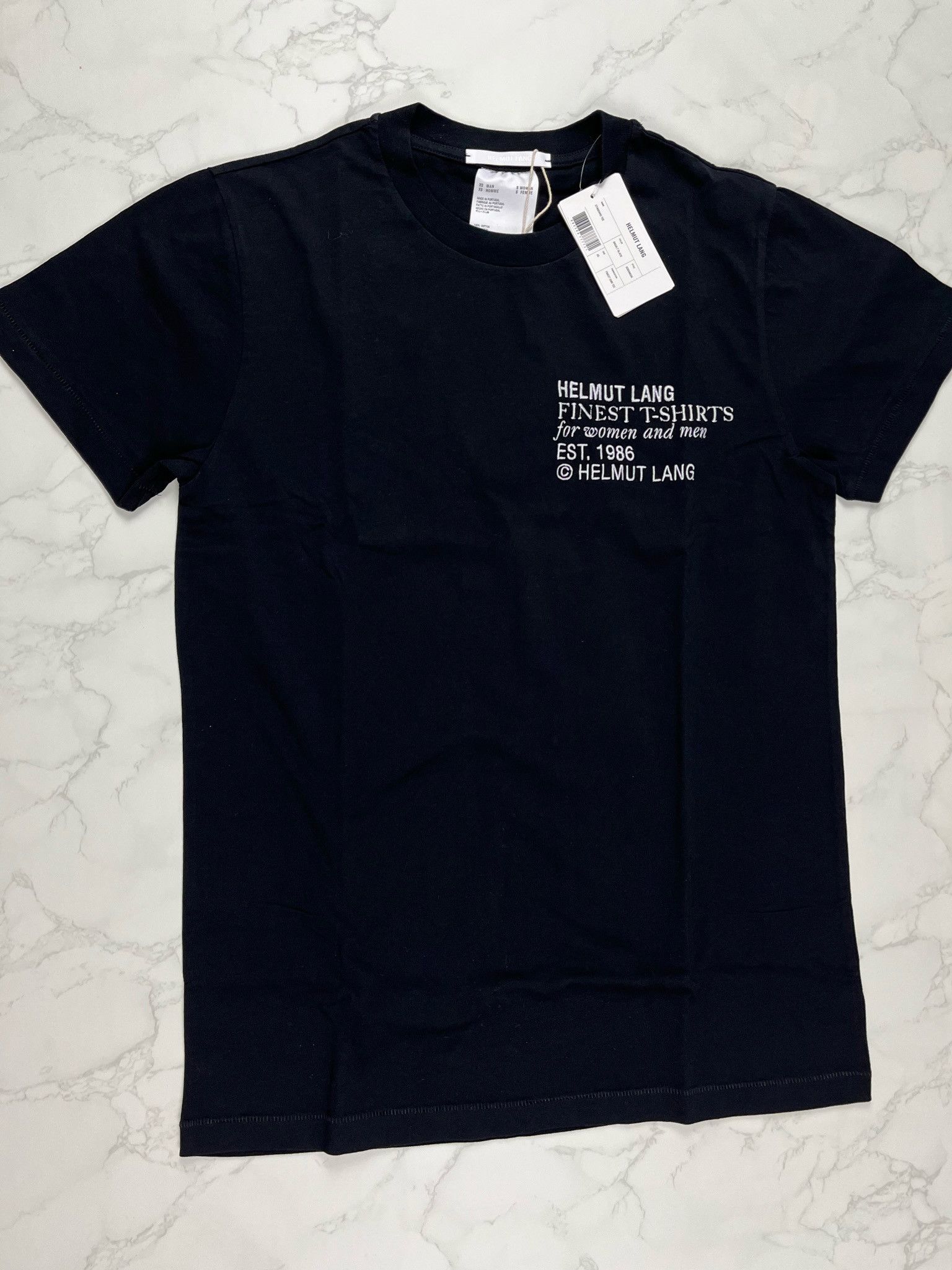 Helmut Lang 🔥70% OFF🔥 [SALE] Helmut Lang Black Standard Logo Tee Size US XS / EU 42 / 0 - 5 Thumbnail