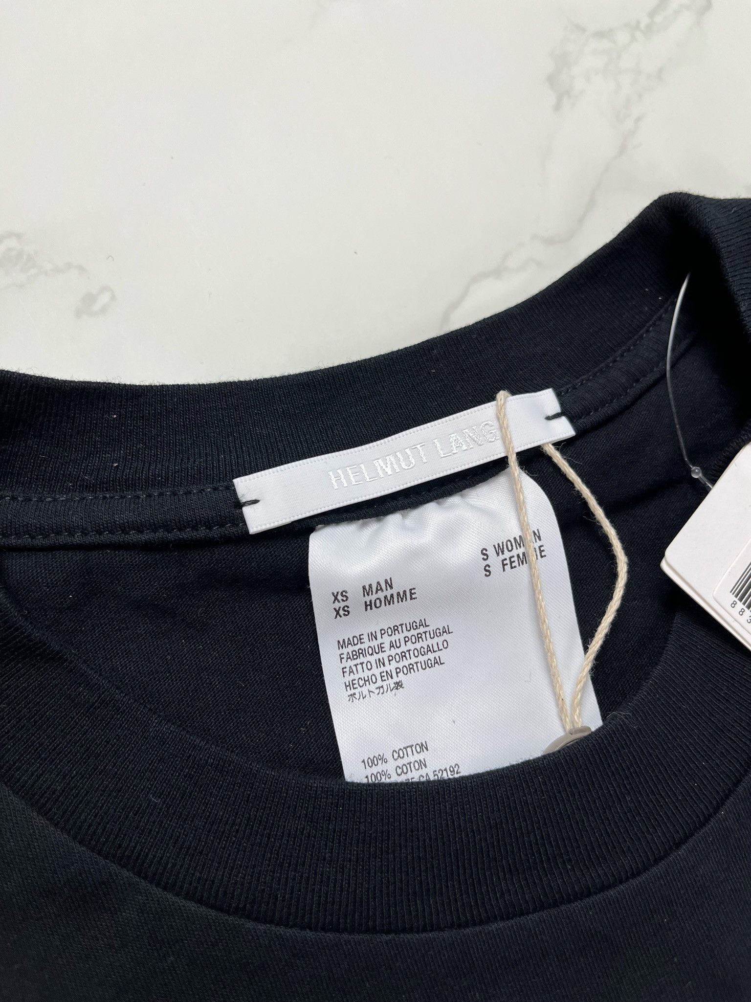 Helmut Lang 🔥70% OFF🔥 [SALE] Helmut Lang Black Standard Logo Tee Size US XS / EU 42 / 0 - 6 Thumbnail