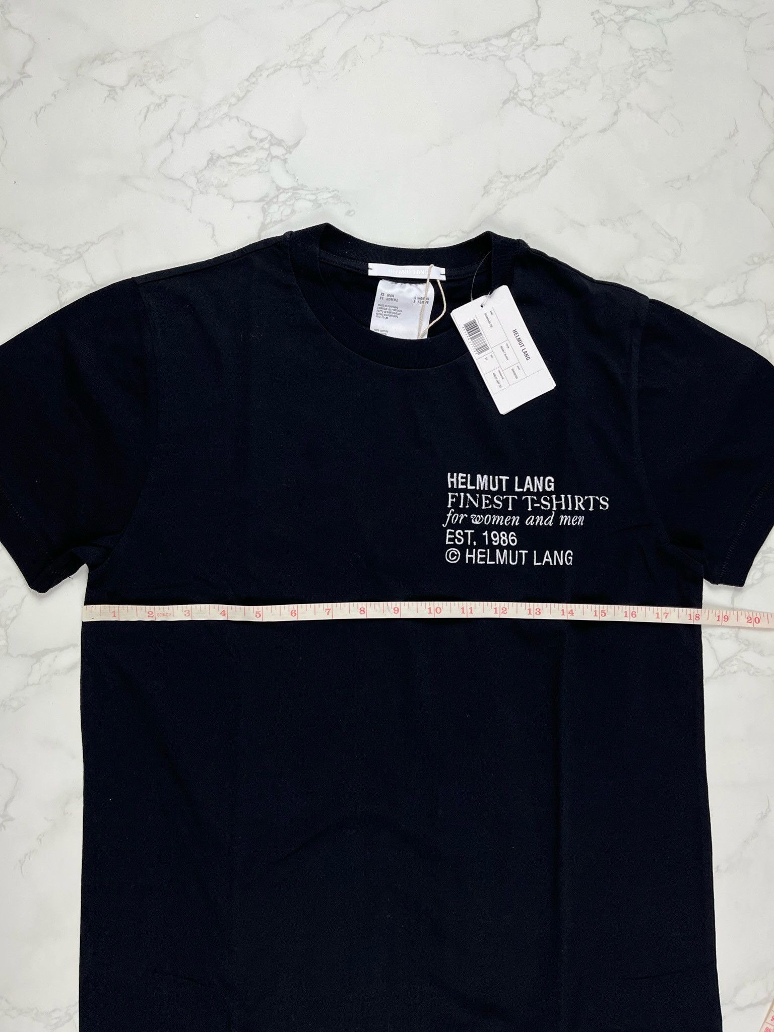 Helmut Lang 🔥70% OFF🔥 [SALE] Helmut Lang Black Standard Logo Tee Size US XS / EU 42 / 0 - 2 Thumbnail