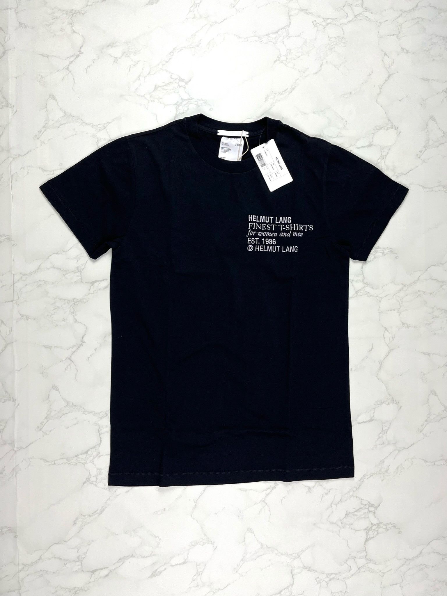 Helmut Lang 🔥70% OFF🔥 [SALE] Helmut Lang Black Standard Logo Tee Size US XS / EU 42 / 0 - 4 Thumbnail