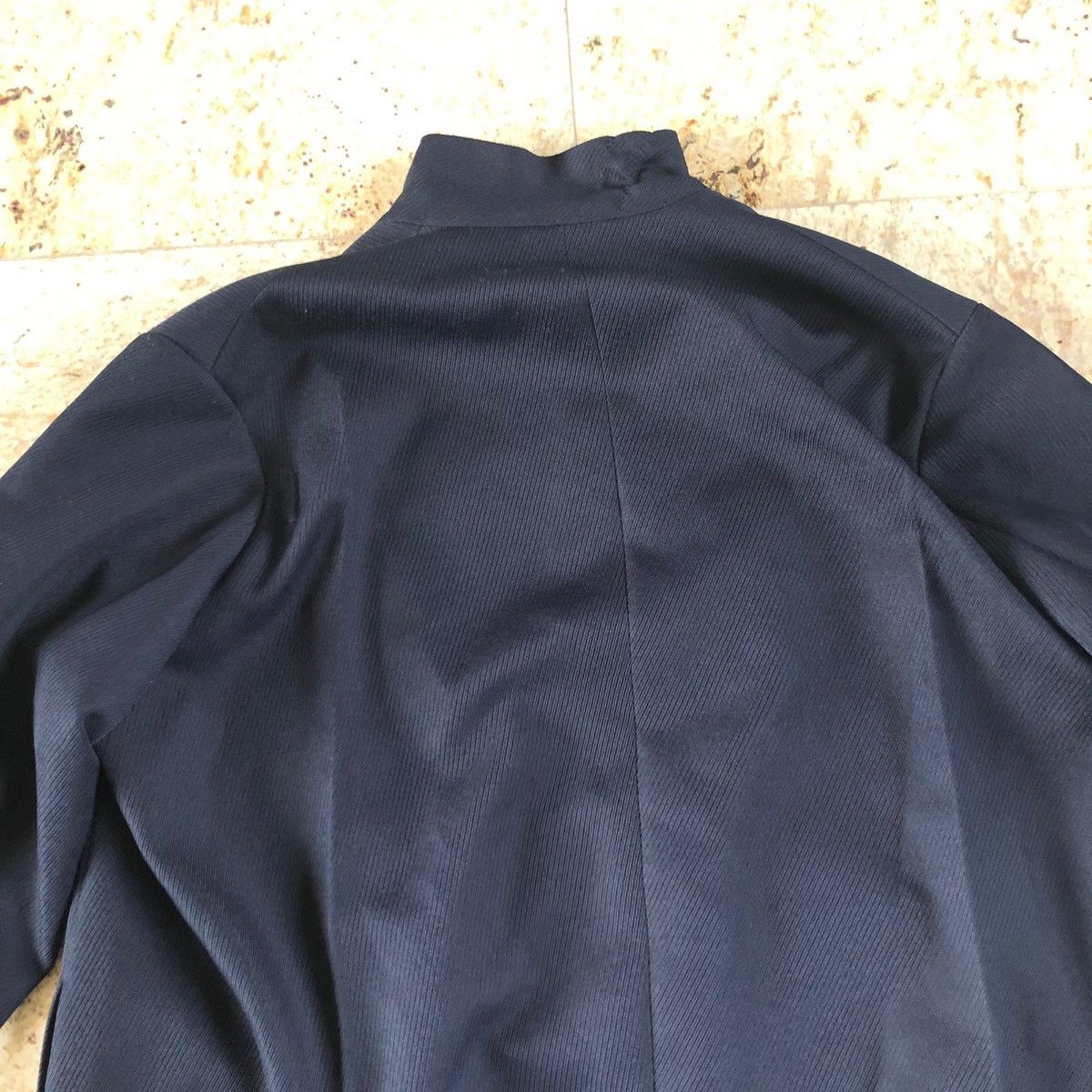 Jil Sander Positano Ribbed Cotton Navy Coat Size US M / EU 48-50 / 2 - 8 Thumbnail