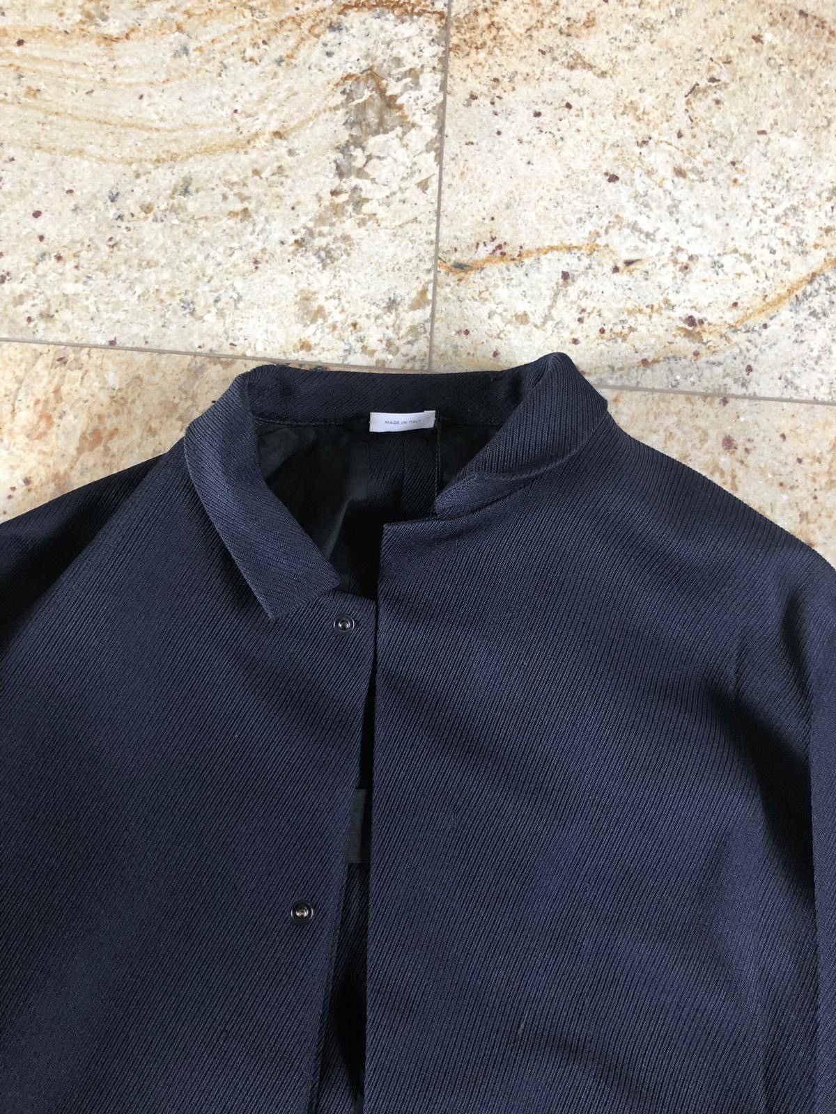 Jil Sander Positano Ribbed Cotton Navy Coat Size US M / EU 48-50 / 2 - 3 Thumbnail