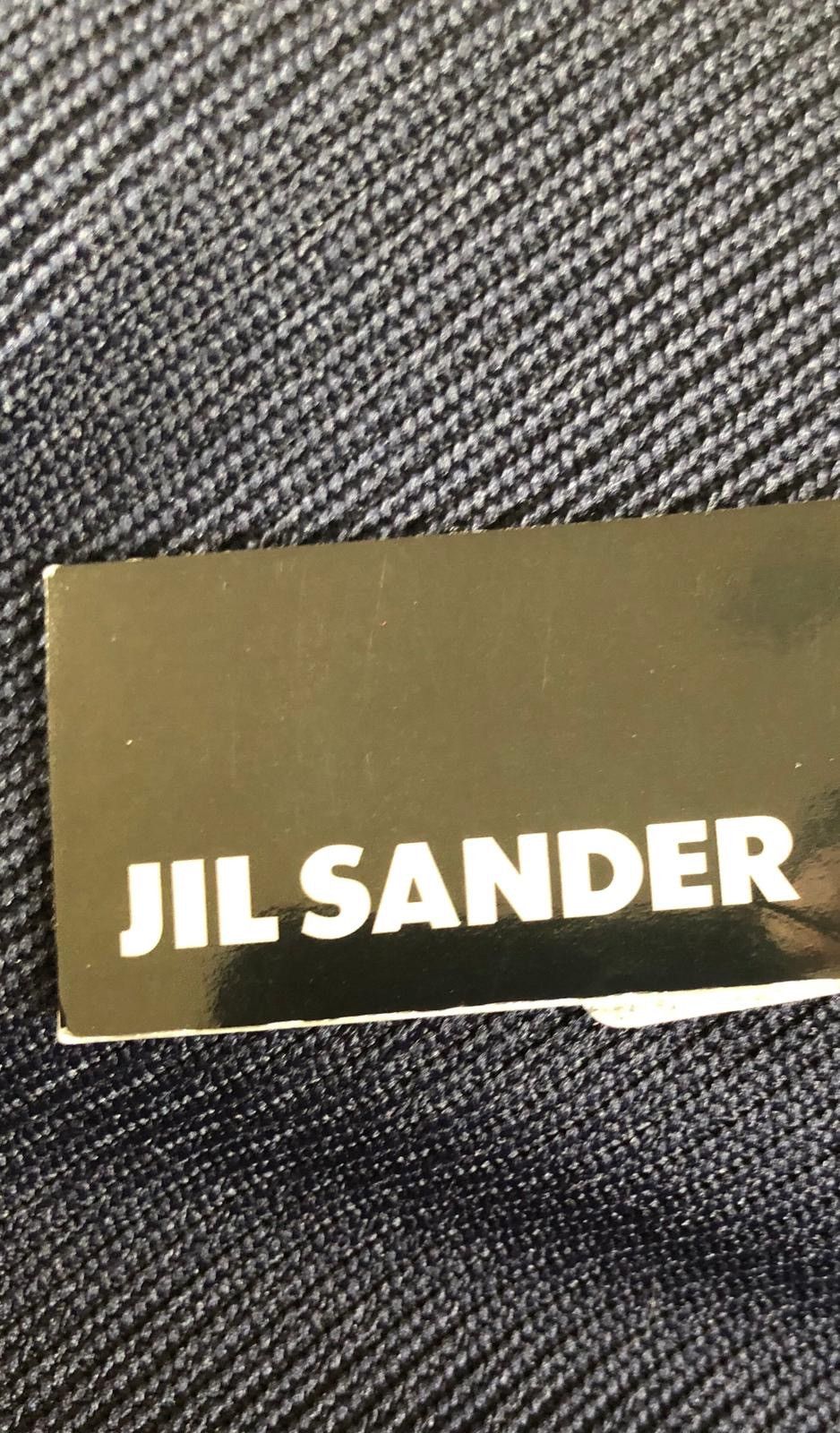 Jil Sander Positano Ribbed Cotton Navy Coat Size US M / EU 48-50 / 2 - 9 Thumbnail
