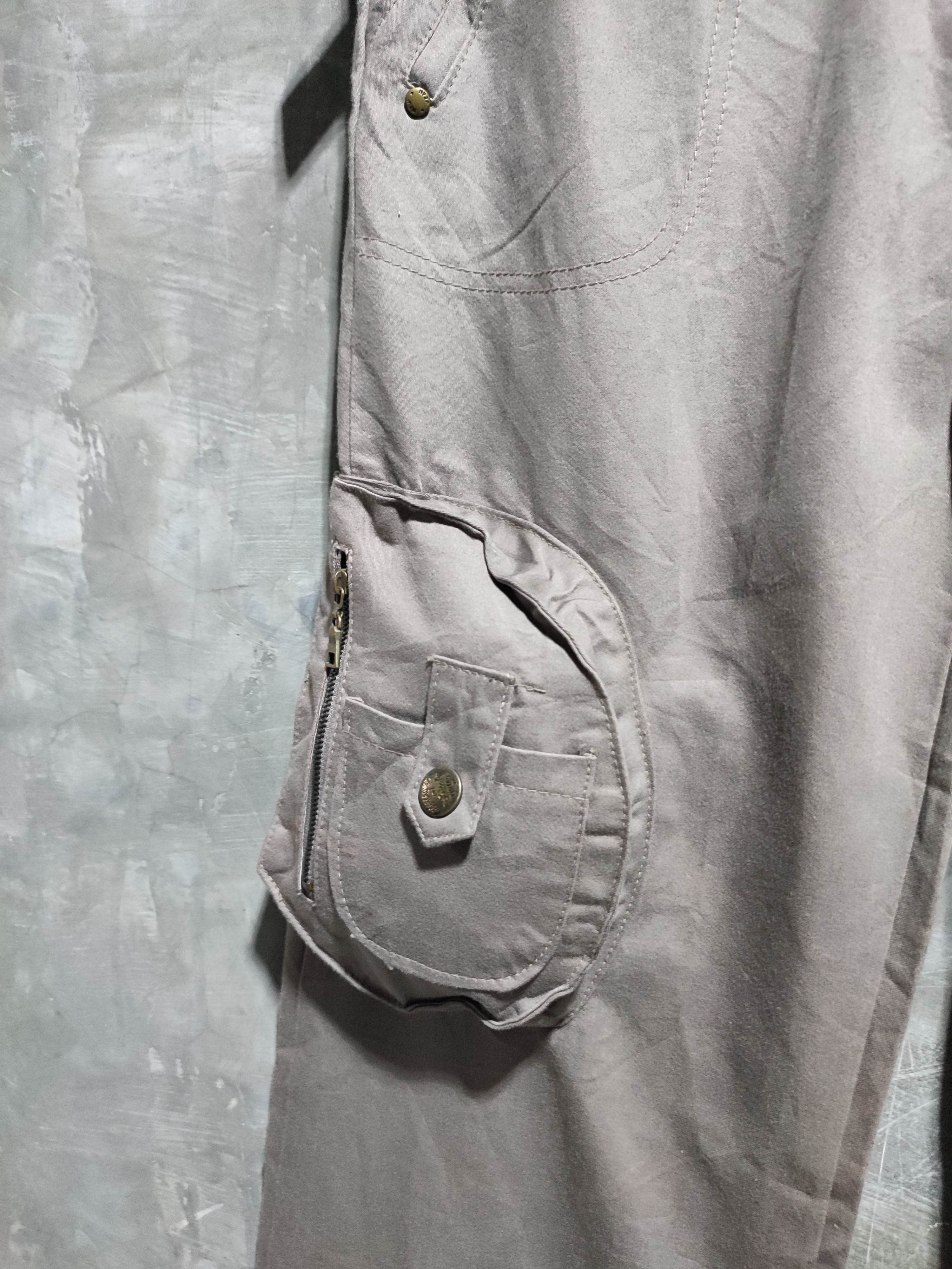 Japanese Brand 🔥Grandprix 3D Pocket Cargo Multipocket Flared Pants Size US 30 / EU 46 - 9 Thumbnail