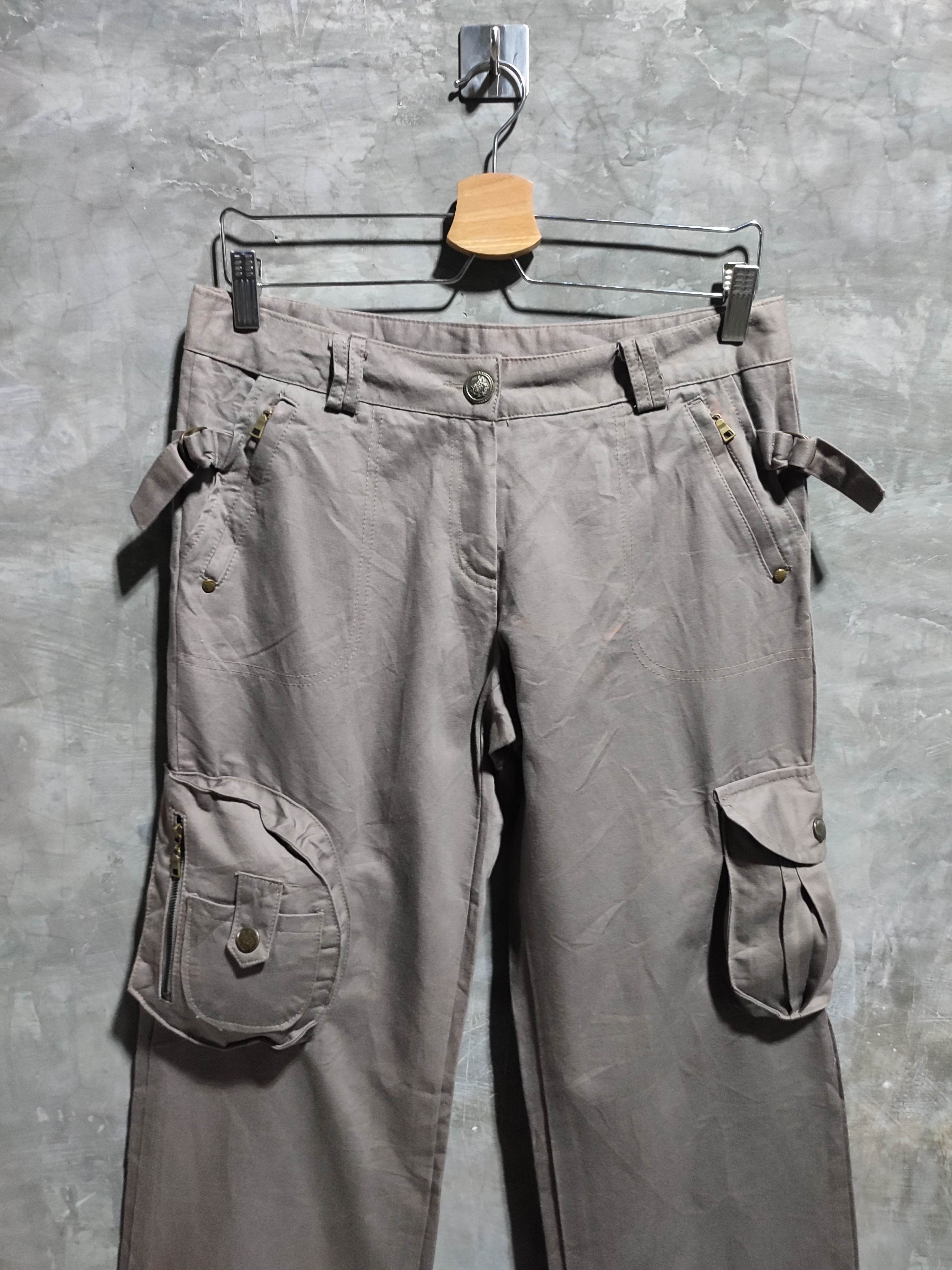 Japanese Brand 🔥Grandprix 3D Pocket Cargo Multipocket Flared Pants Size US 30 / EU 46 - 7 Thumbnail